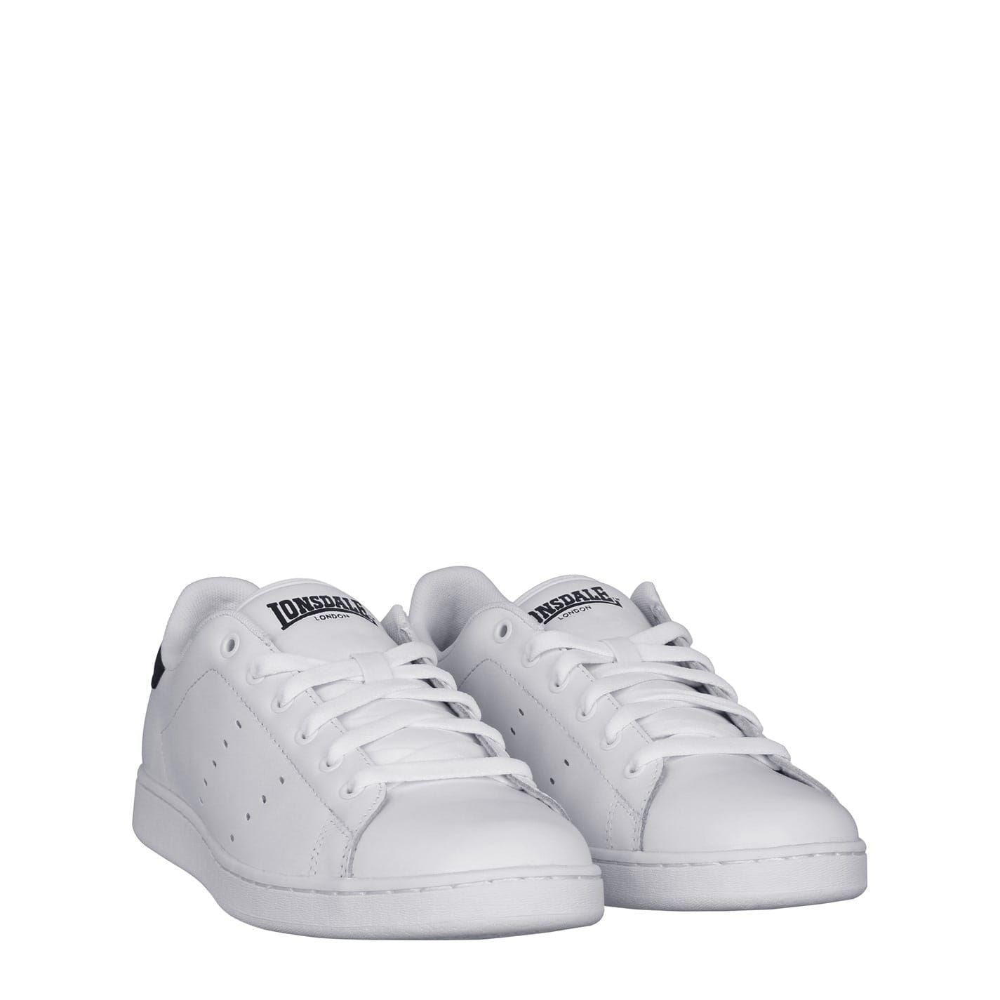 Lonsdale Mens Leyton Leather Trainers