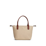 Tommy Hilfiger Popette Mini Trapezoid Tote with Gold Tone Hardware