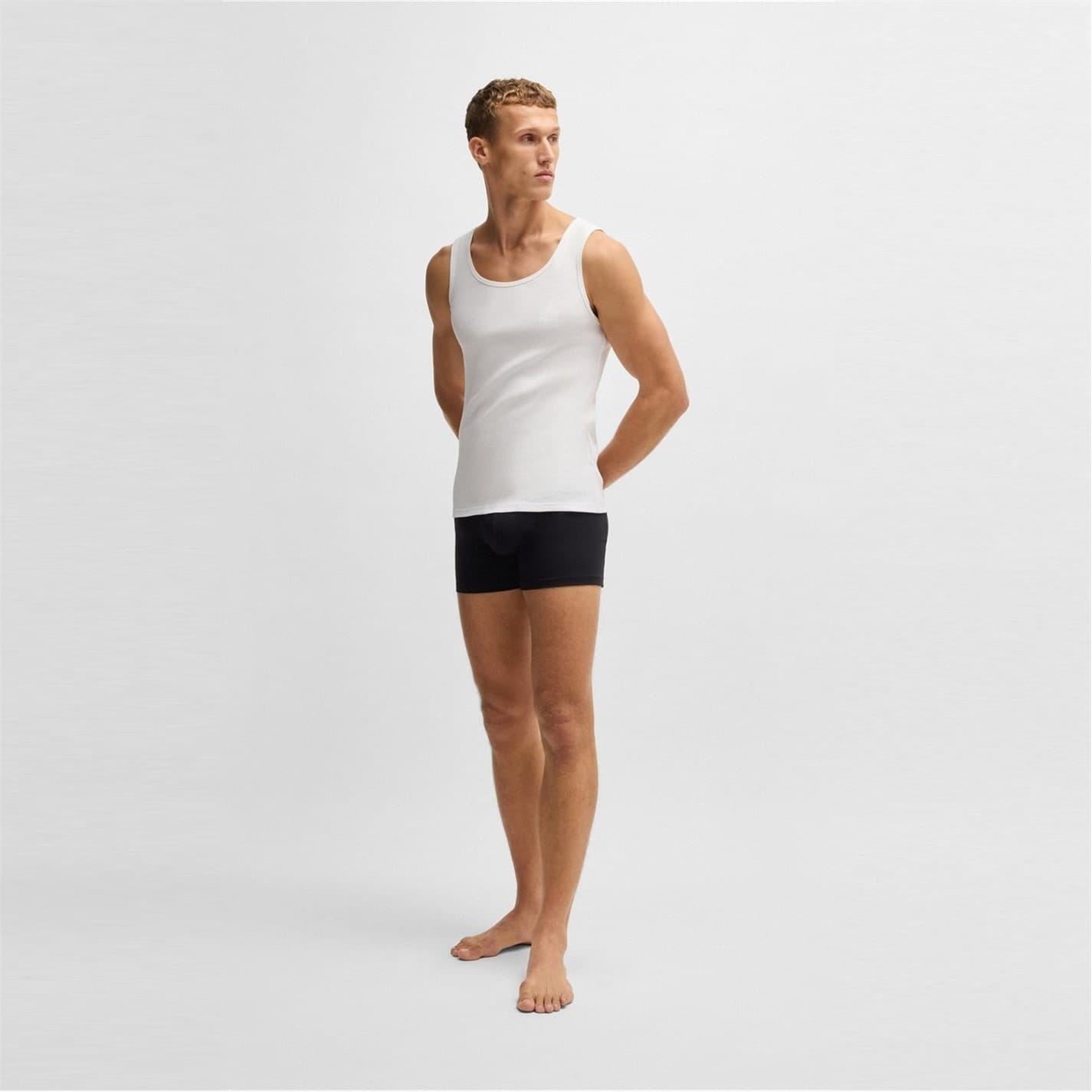 Boss Scoop Neck Regular Fit Rib Tank