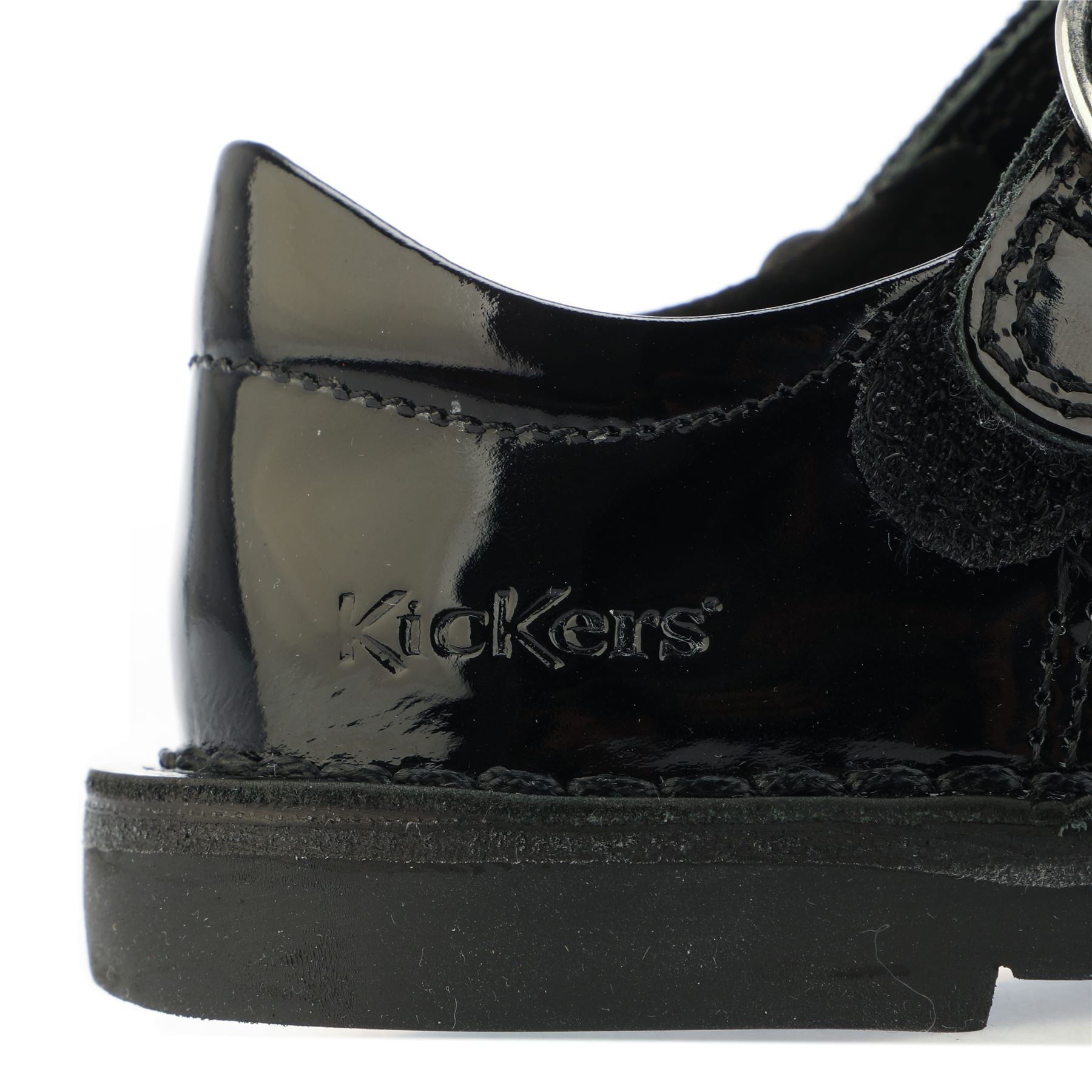 Kickers Infant Girls Adlar Heart Patent Shoe