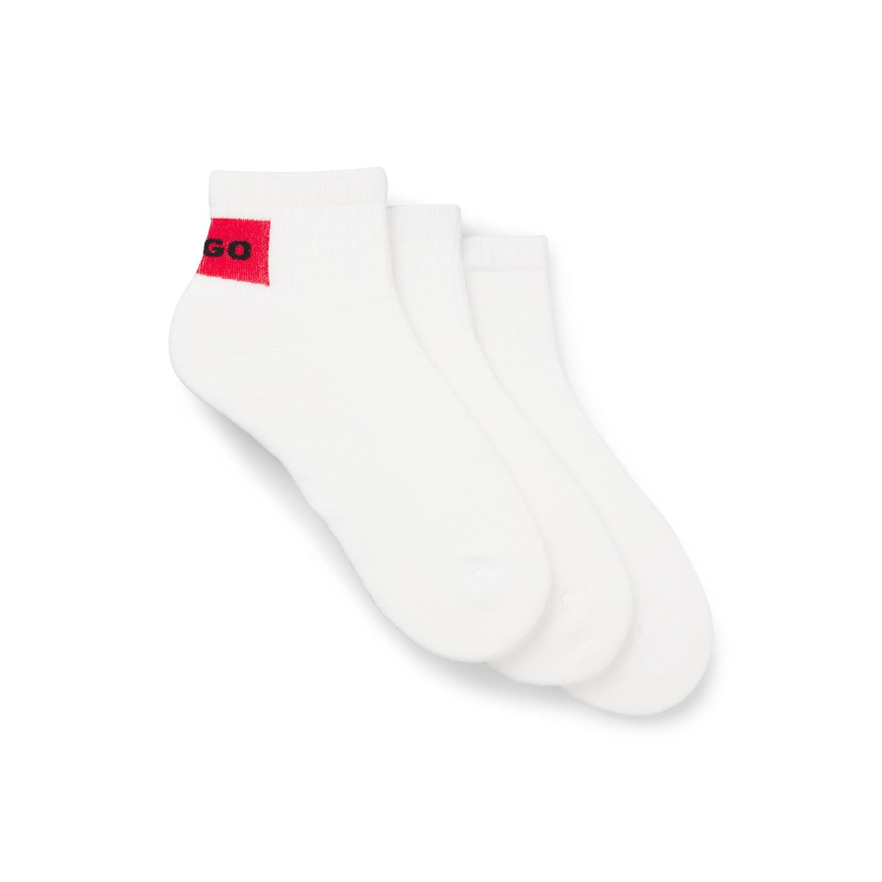 Hugo 3 Pack of Logo Ankle Socks