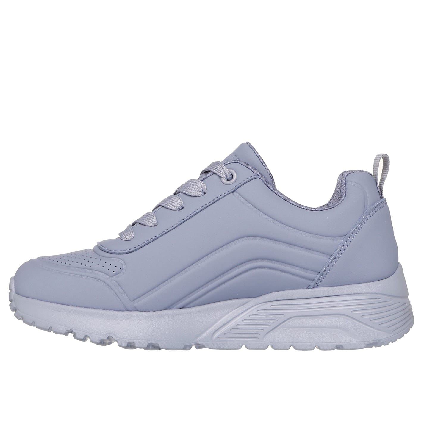 Skechers Girls Monochromatic Lace Up Low Top Sneakers