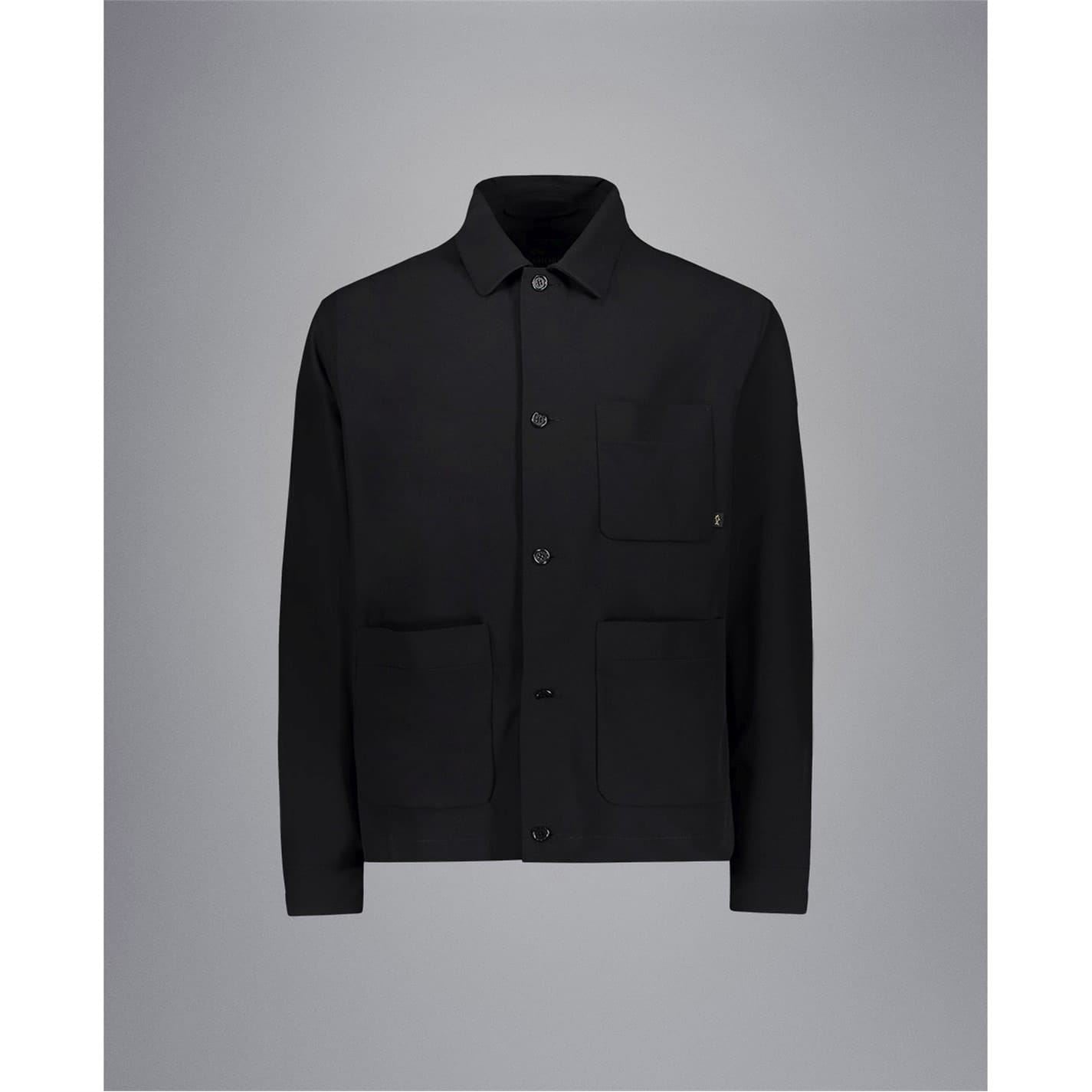 Paul And Shark Sea Snap Button Solid Patterned Shirt Jacket