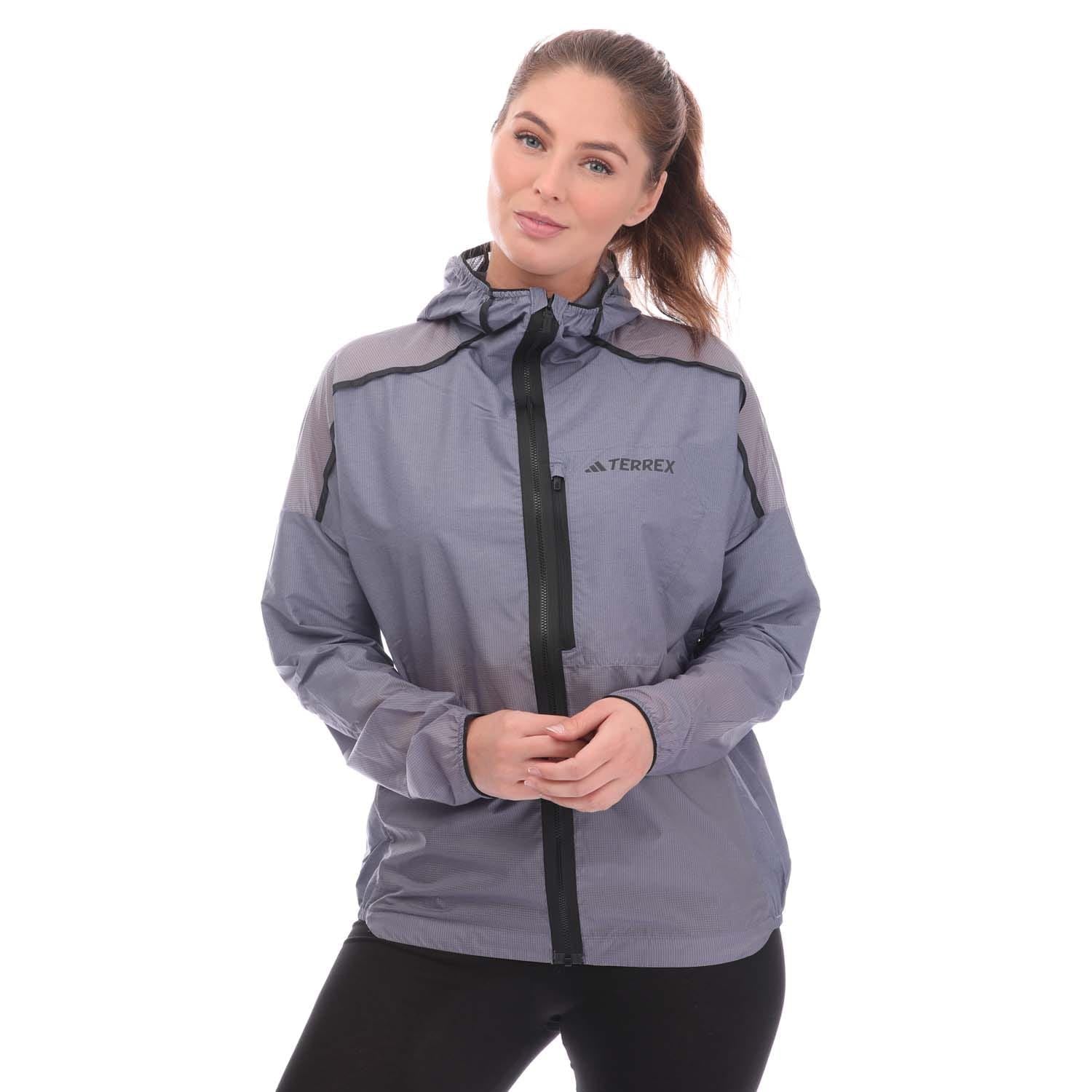 adidas Womens Agravic Trailrunning Windbreaker Jacket