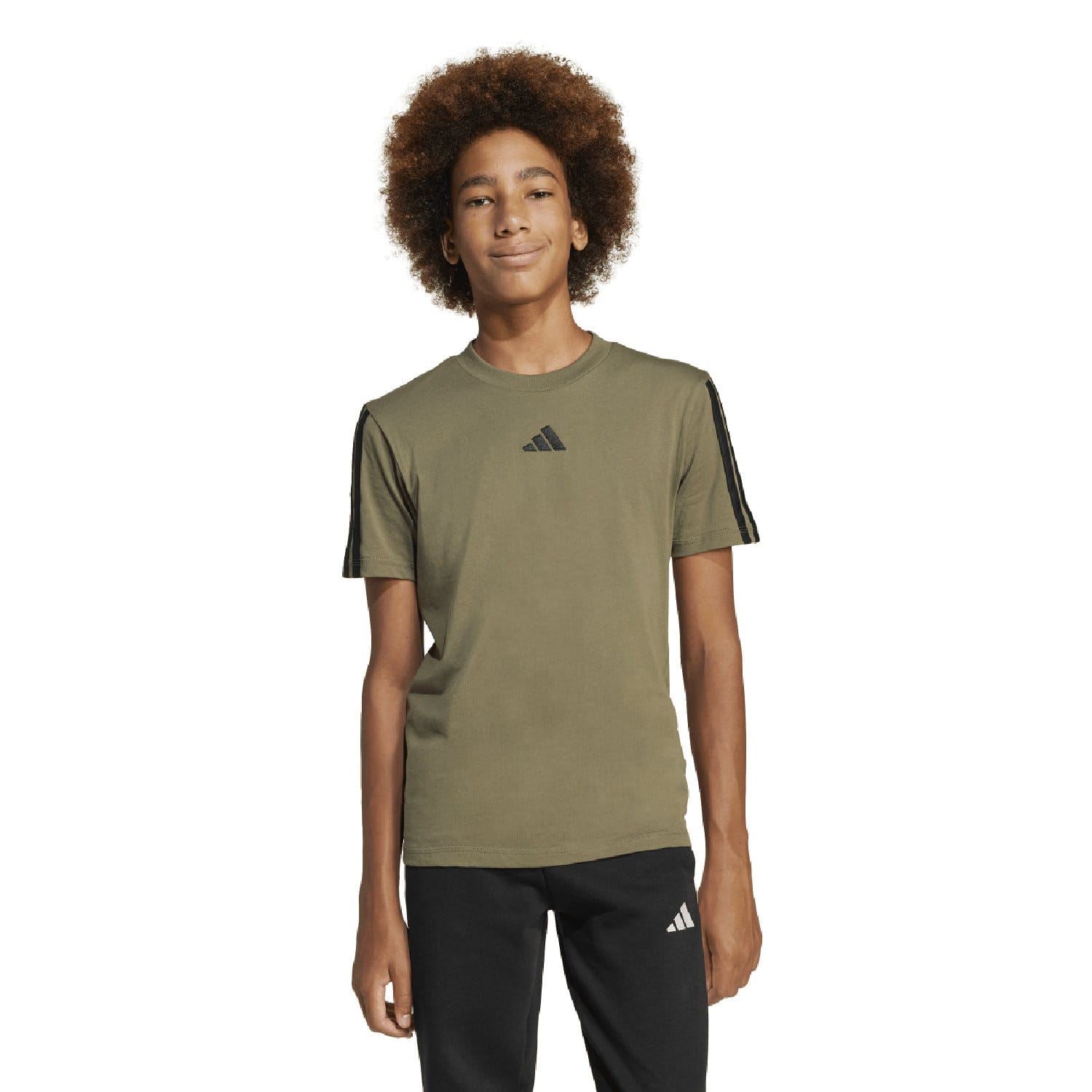 adidas Juniors 3 Stripes T-Shirt