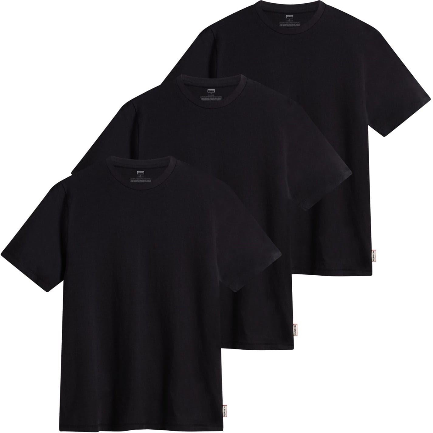 Hunter Mens 3 Pack Crew Neck T-Shirts
