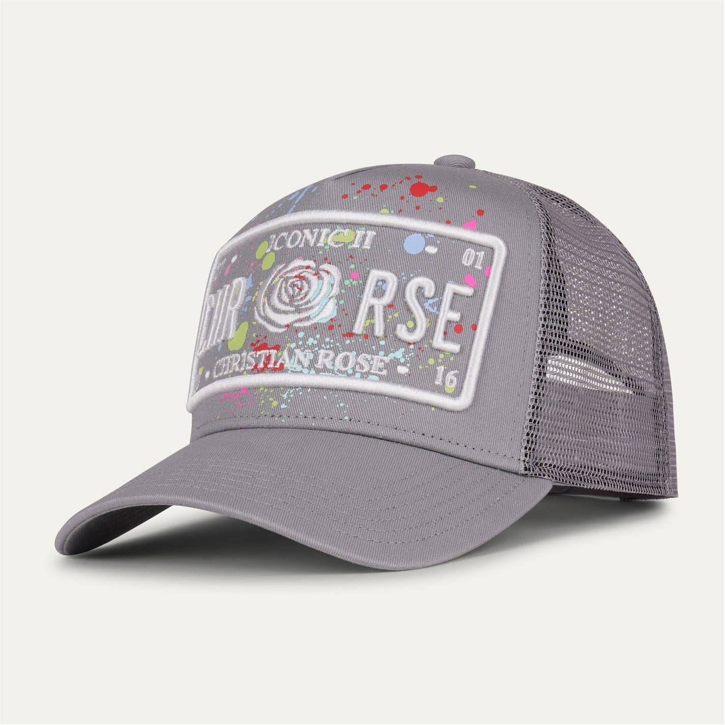 Christian Rose Ii Plate Trucker Cap