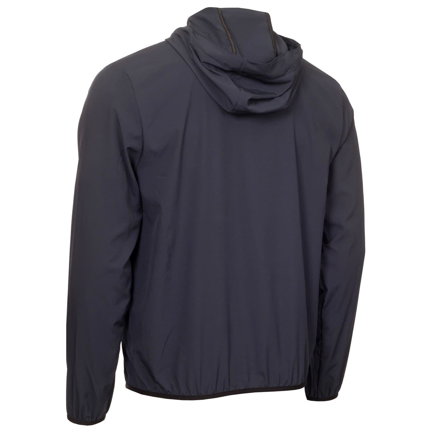 Calvin Klein Golf Solid Patterned Hooded Windbreaker Jacket