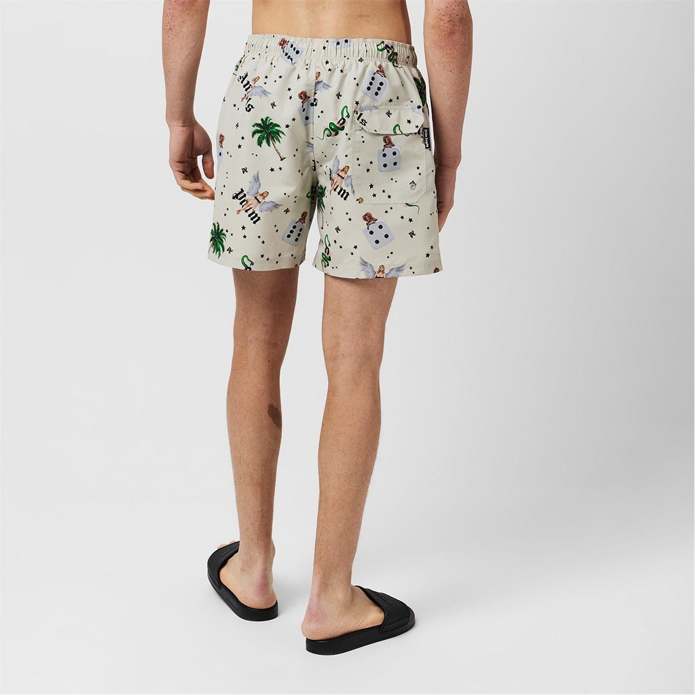 Palm Angels Pin Up Swim Shorts