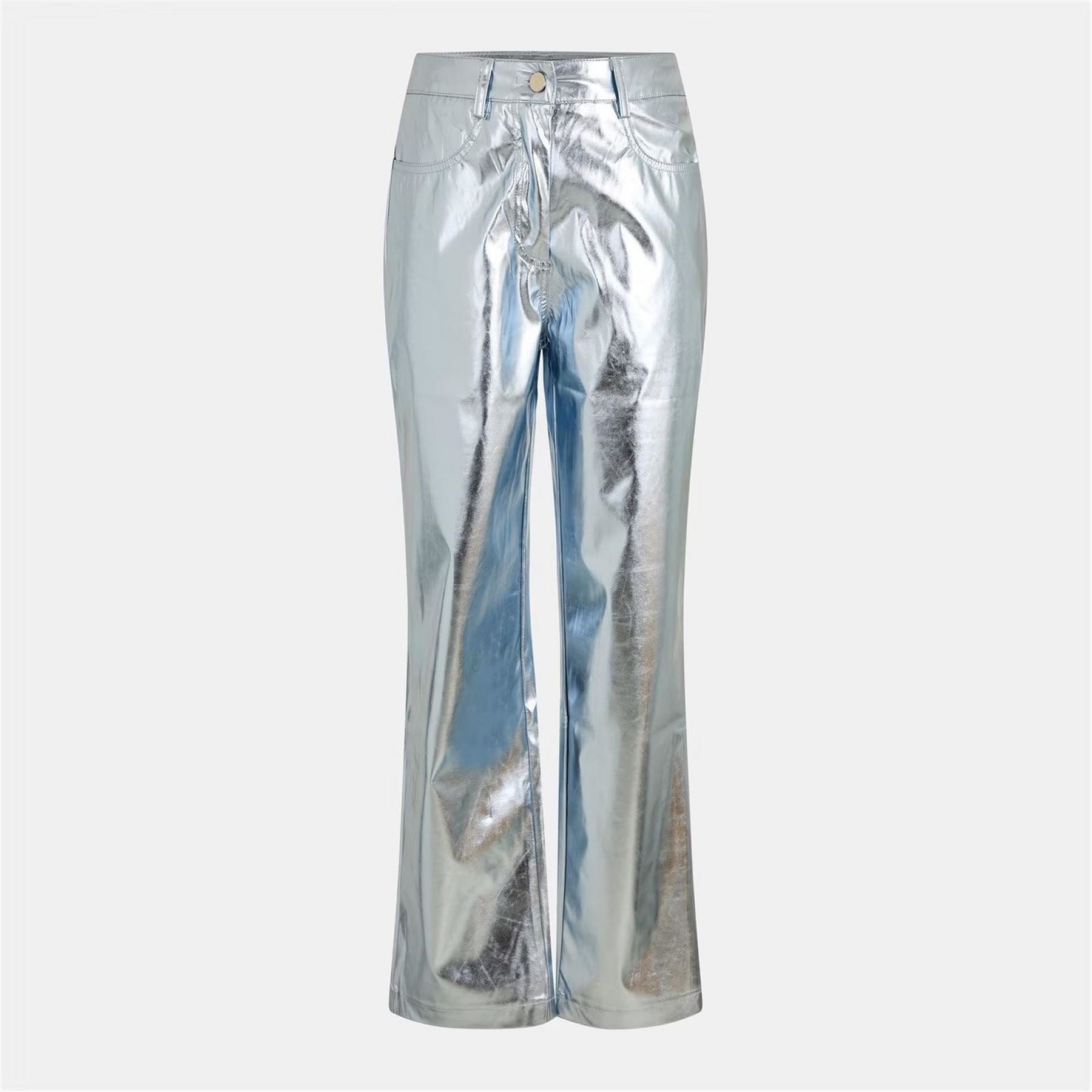 Amylynn Lupe Metallic Patterned Five Pocket Pants