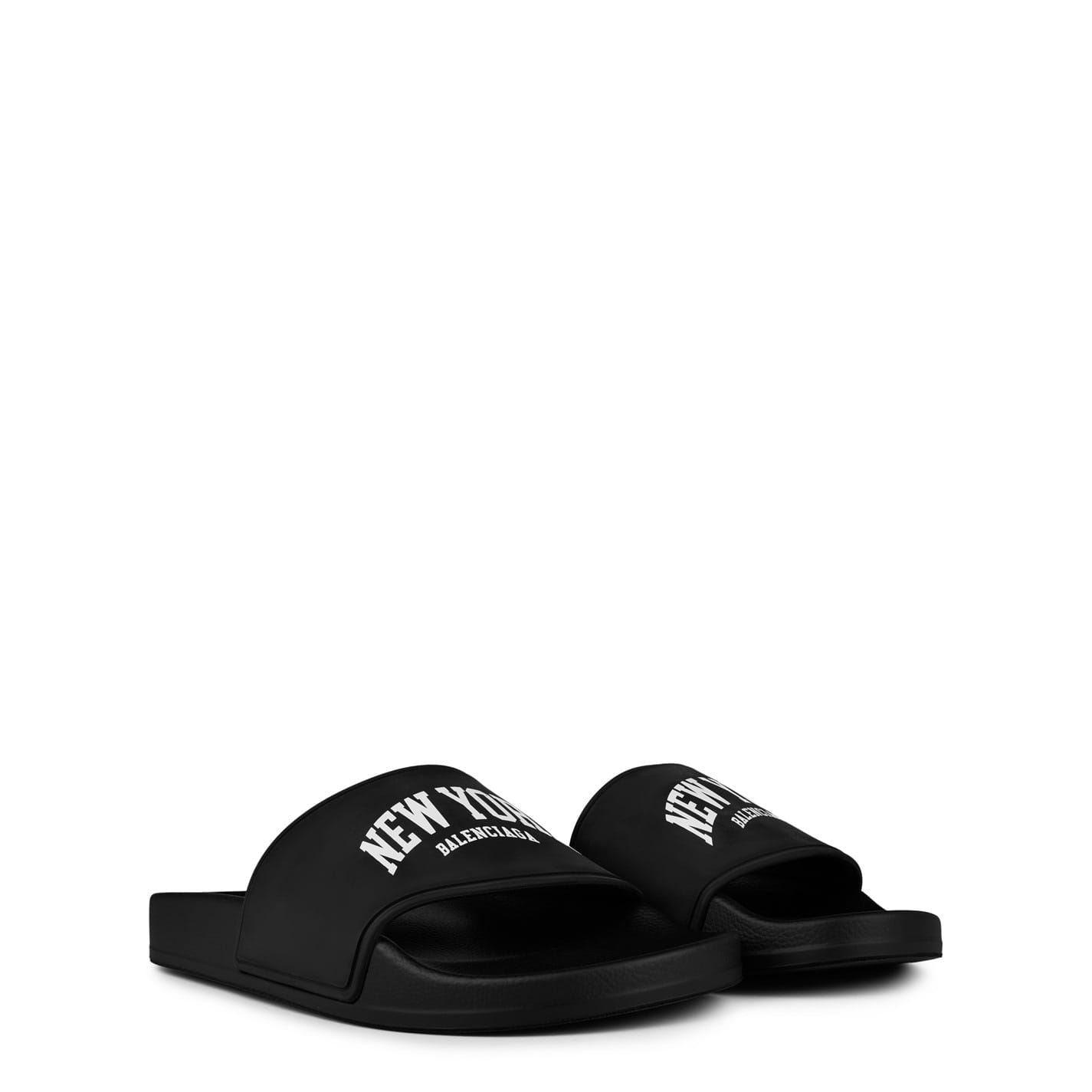 Balenciaga Cities New York Rubber Slides