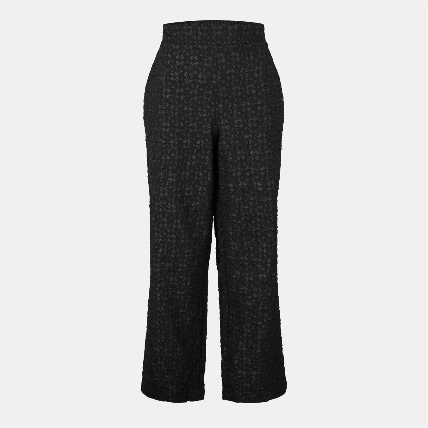 Vero Moda Mofelia Textured Wide Leg Trousers
