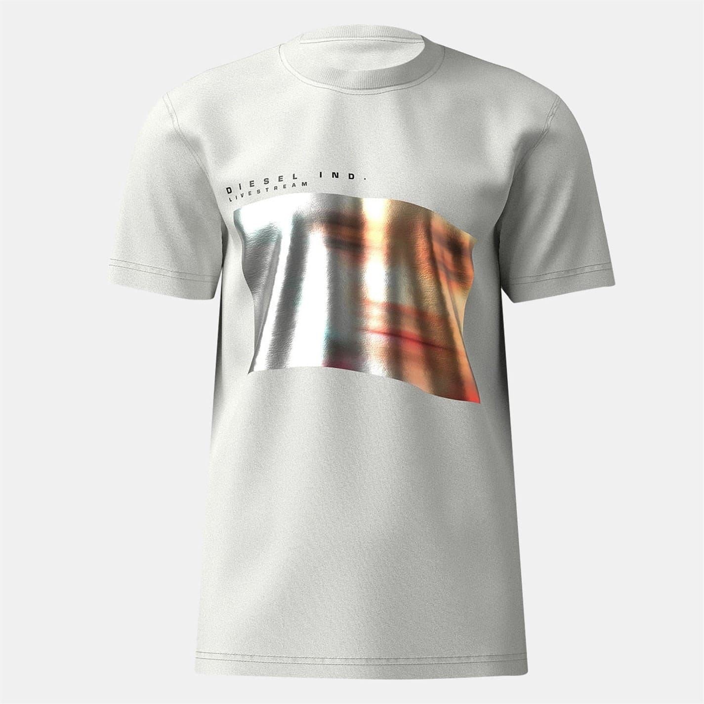 Diesel Digr G2 Graphic Crew Neck Ribbed Collar T-Shirt