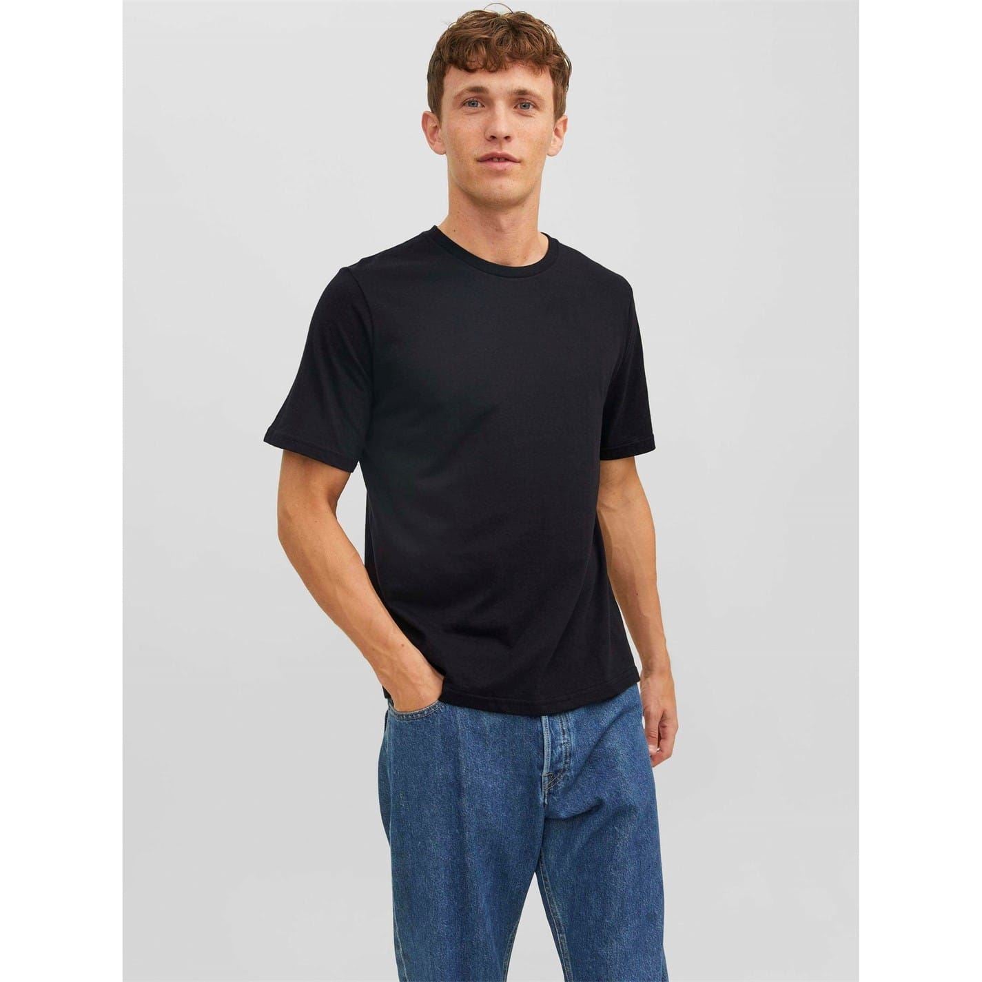 Jack and Jones 3 Pack Crew Neck Short Sleeve Jersey T-Shirt