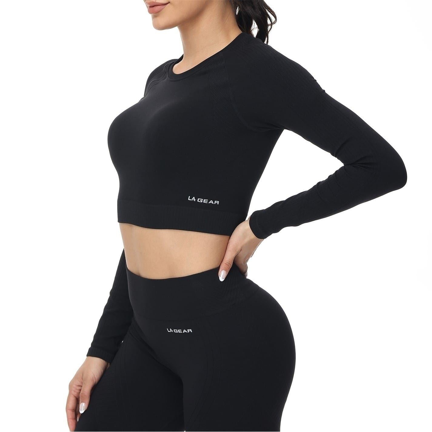 LA Gear L S Sl Crop 2 Pack