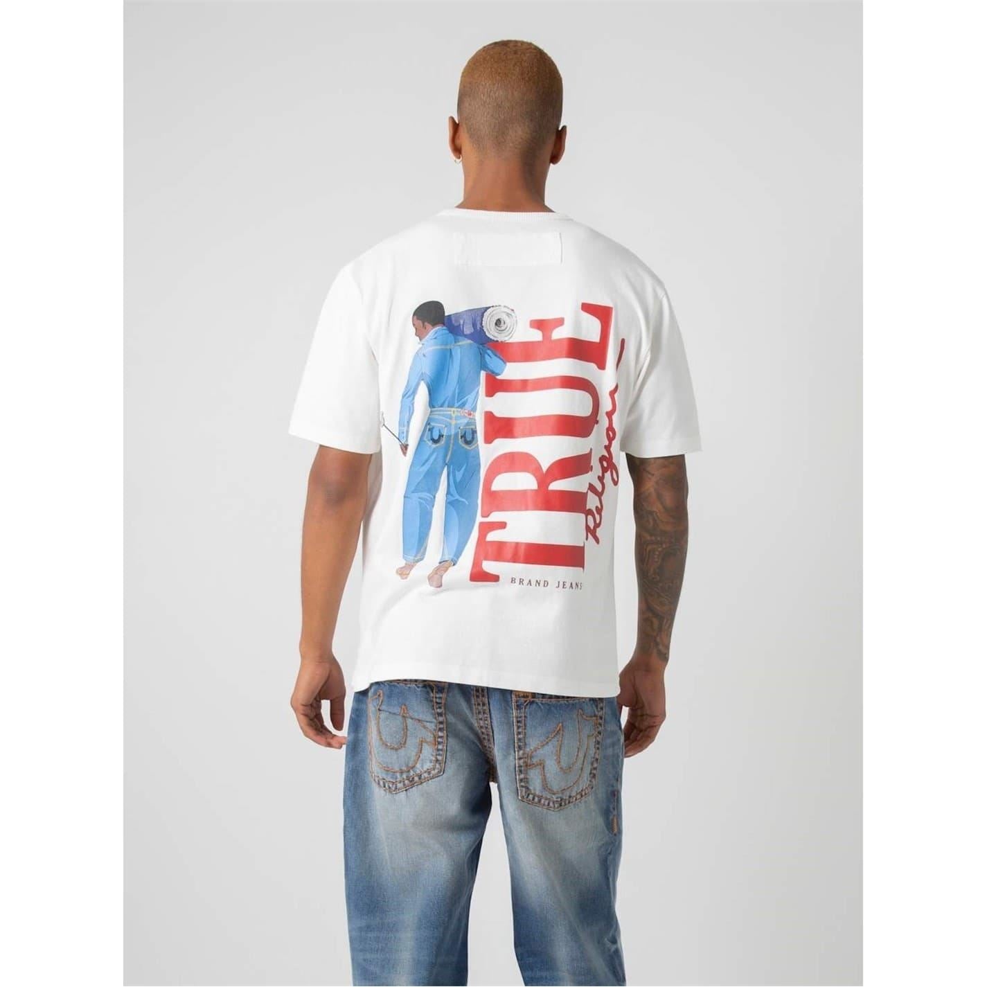 True Religion Regular Fit Crew Neck T-Shirt