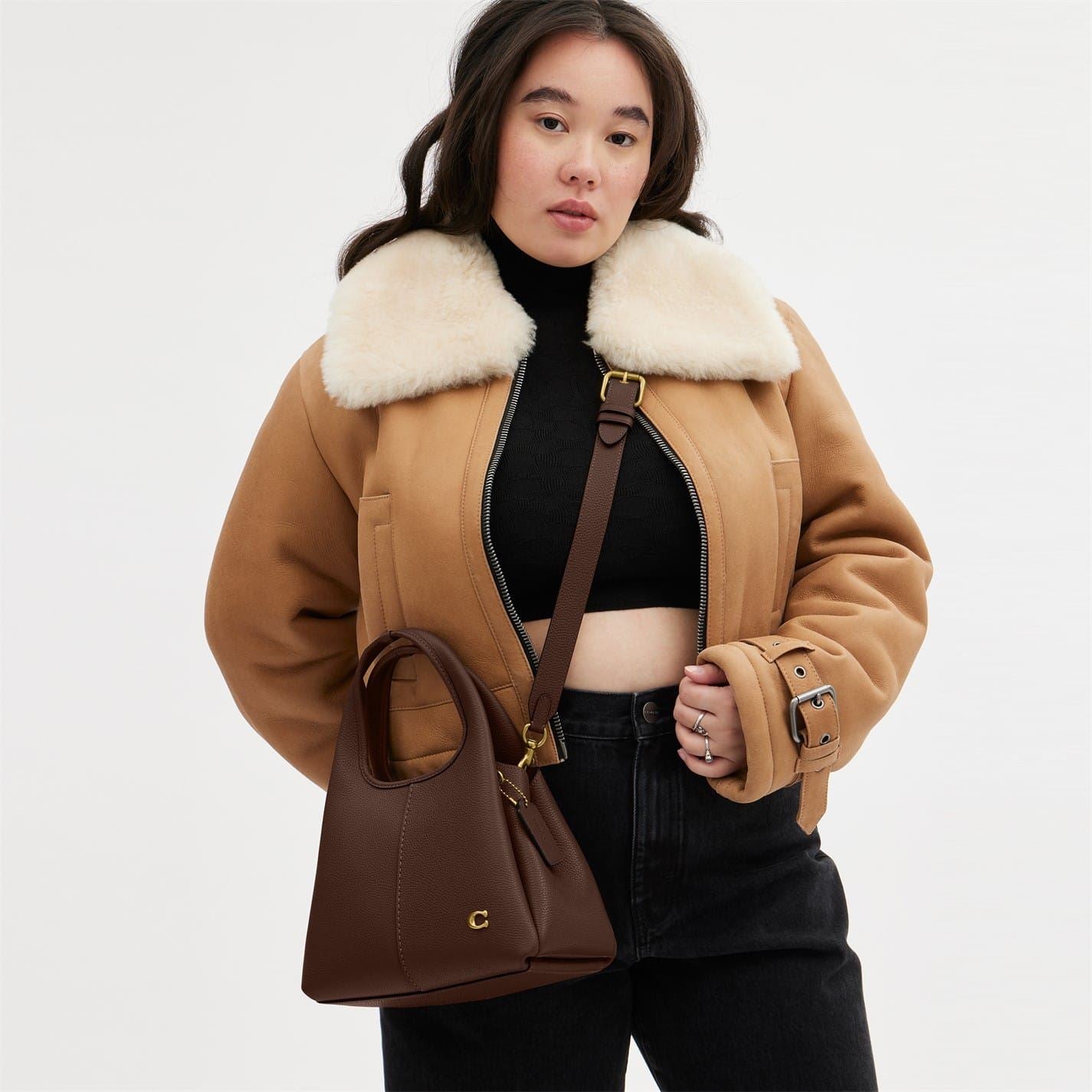 Coach Lana Leather Shoulder Bag