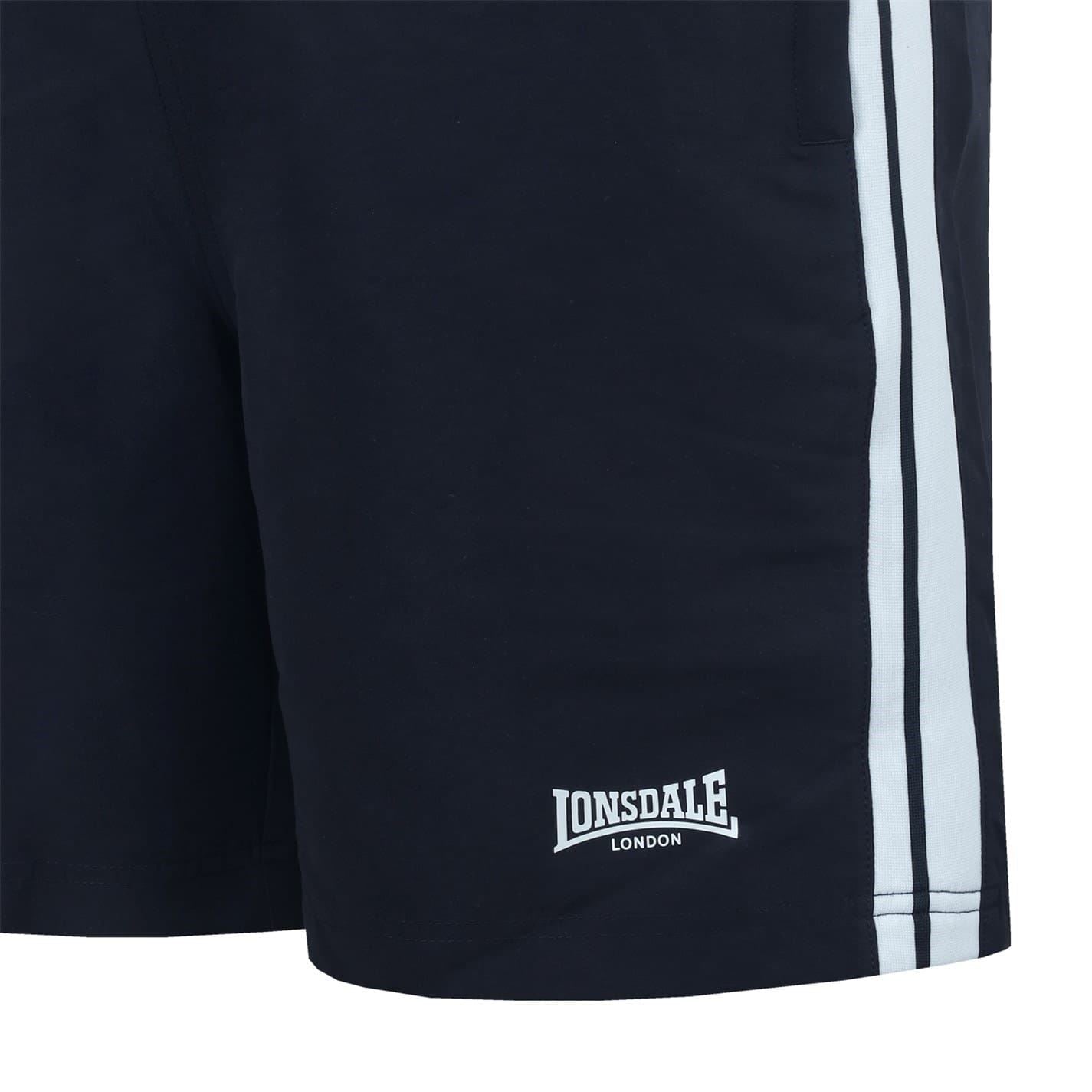 Lonsdale Mens Stripe Woven Shorts