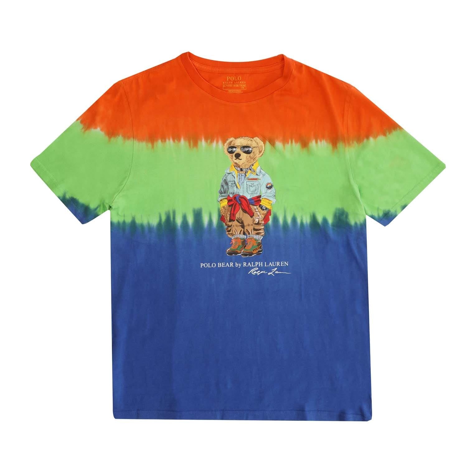 Ralph Lauren Boys Polo Bear Tie-Dye T- Shirt