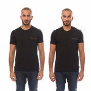 Emporio Armani Mens 2 Pack Crew Neck T-Shirts