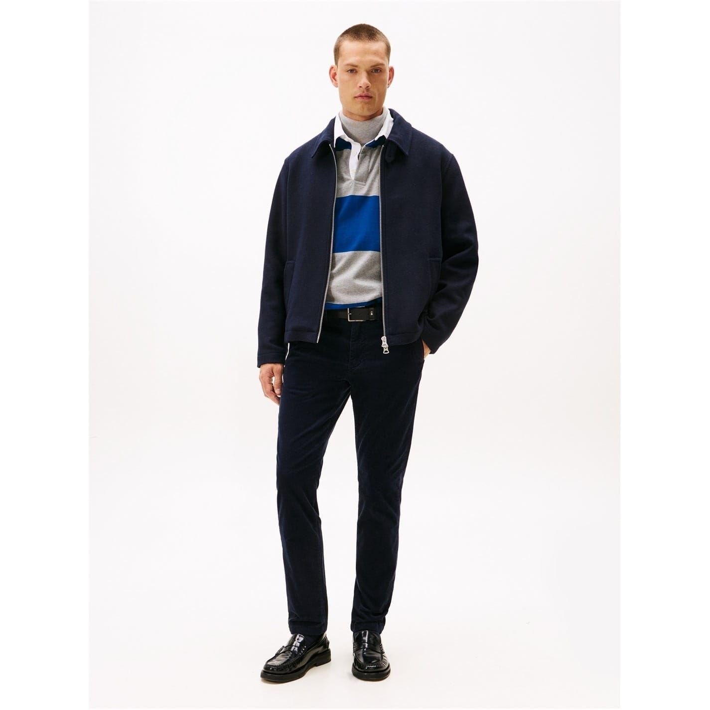 Tommy Hilfiger Denton Solid Patterned Straight Chinos