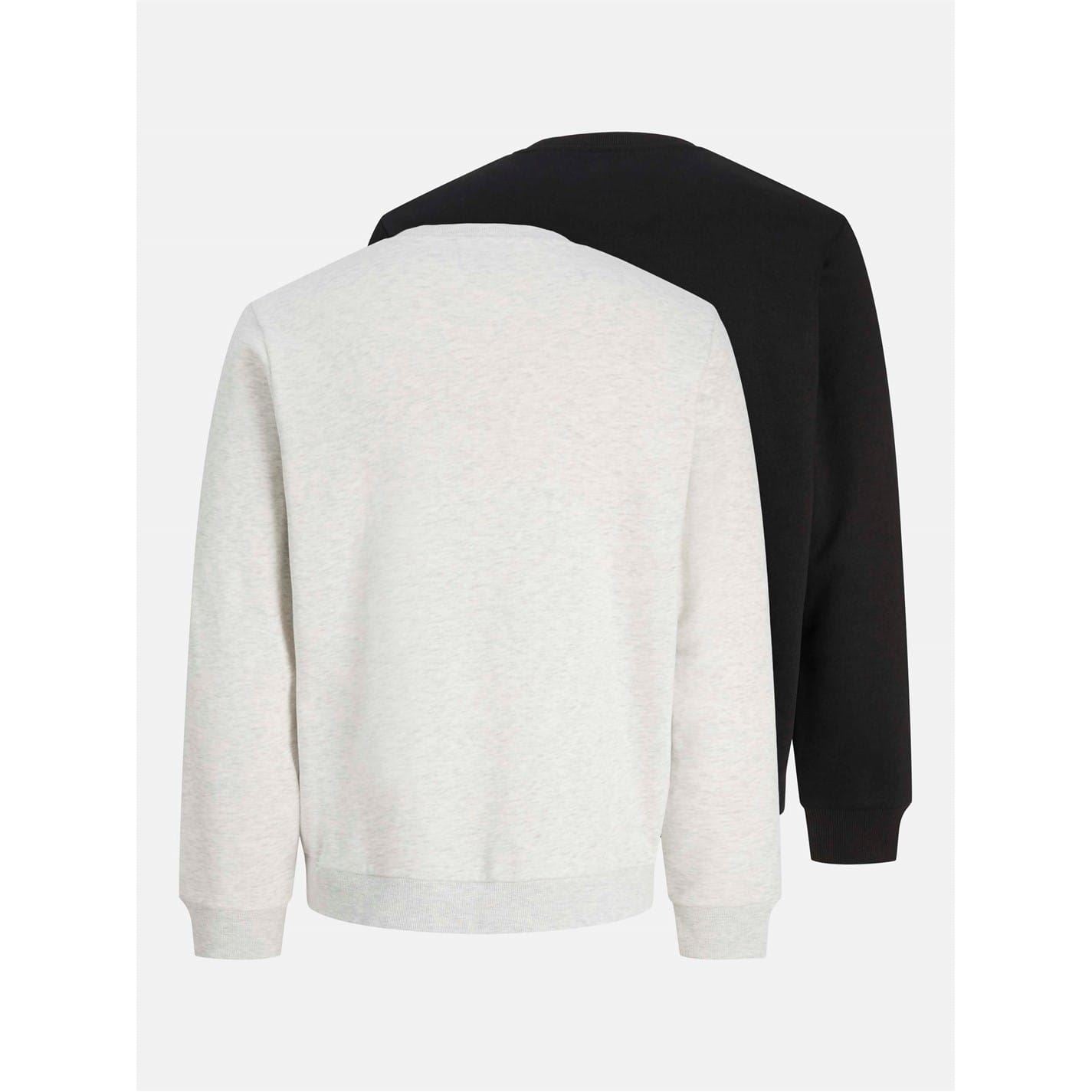Jack and Jones 2 Pack Mason Crew Neck Long Sleeve Sweatshirt