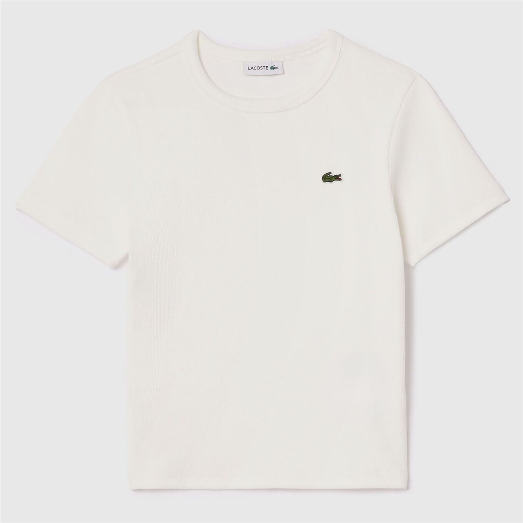Lacoste Juniors Cotton Rib T-Shirt
