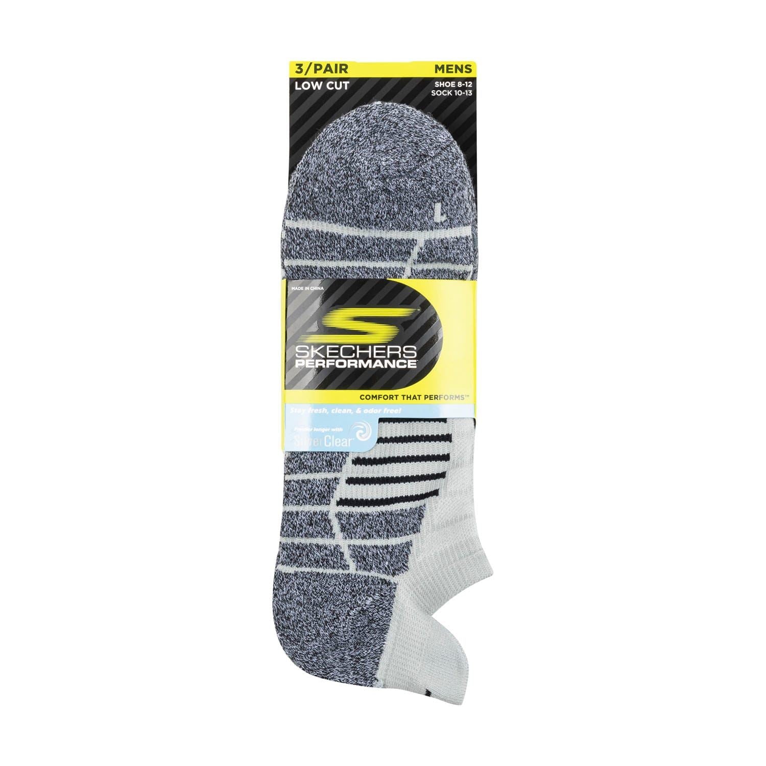Skechers 3 Pack of Low Cut Socks