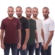 Jack and Jones Mens Warrior L 5 Pack T-Shirts