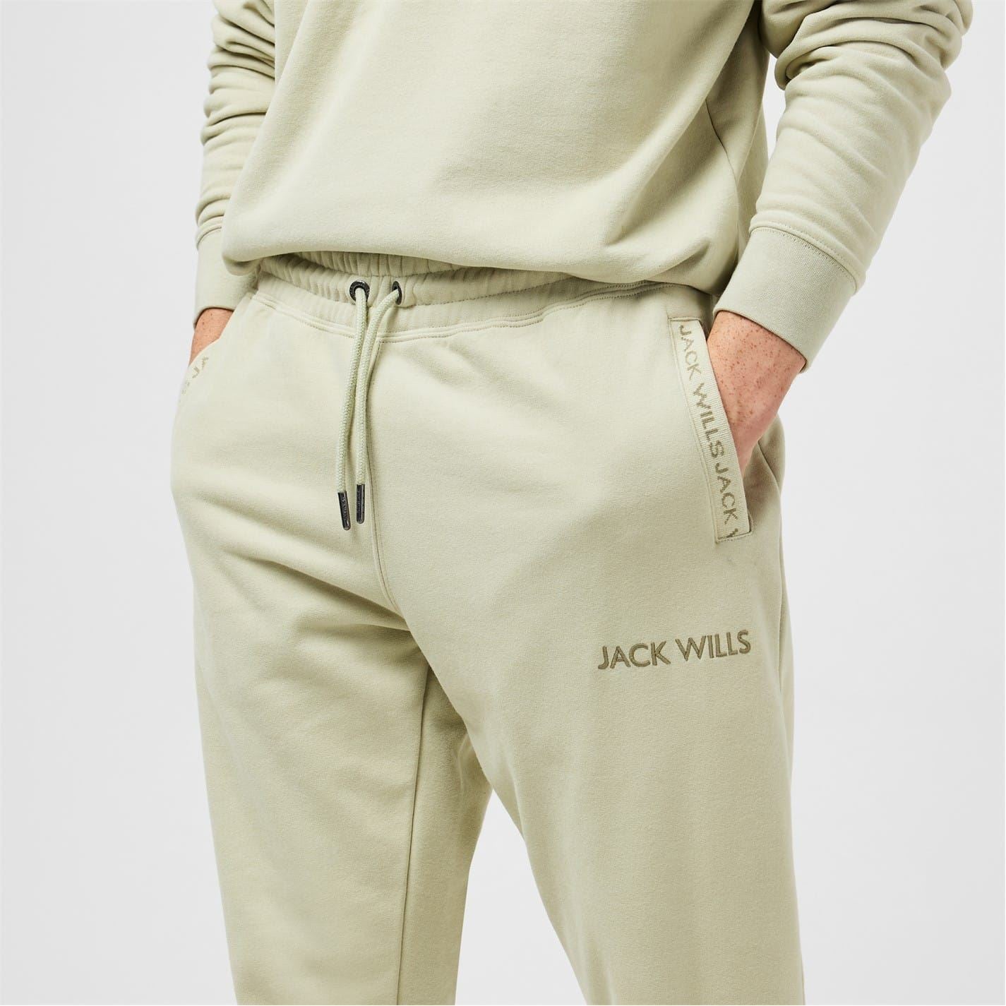 Jack Wills Mens Jacquard Logo Joggers