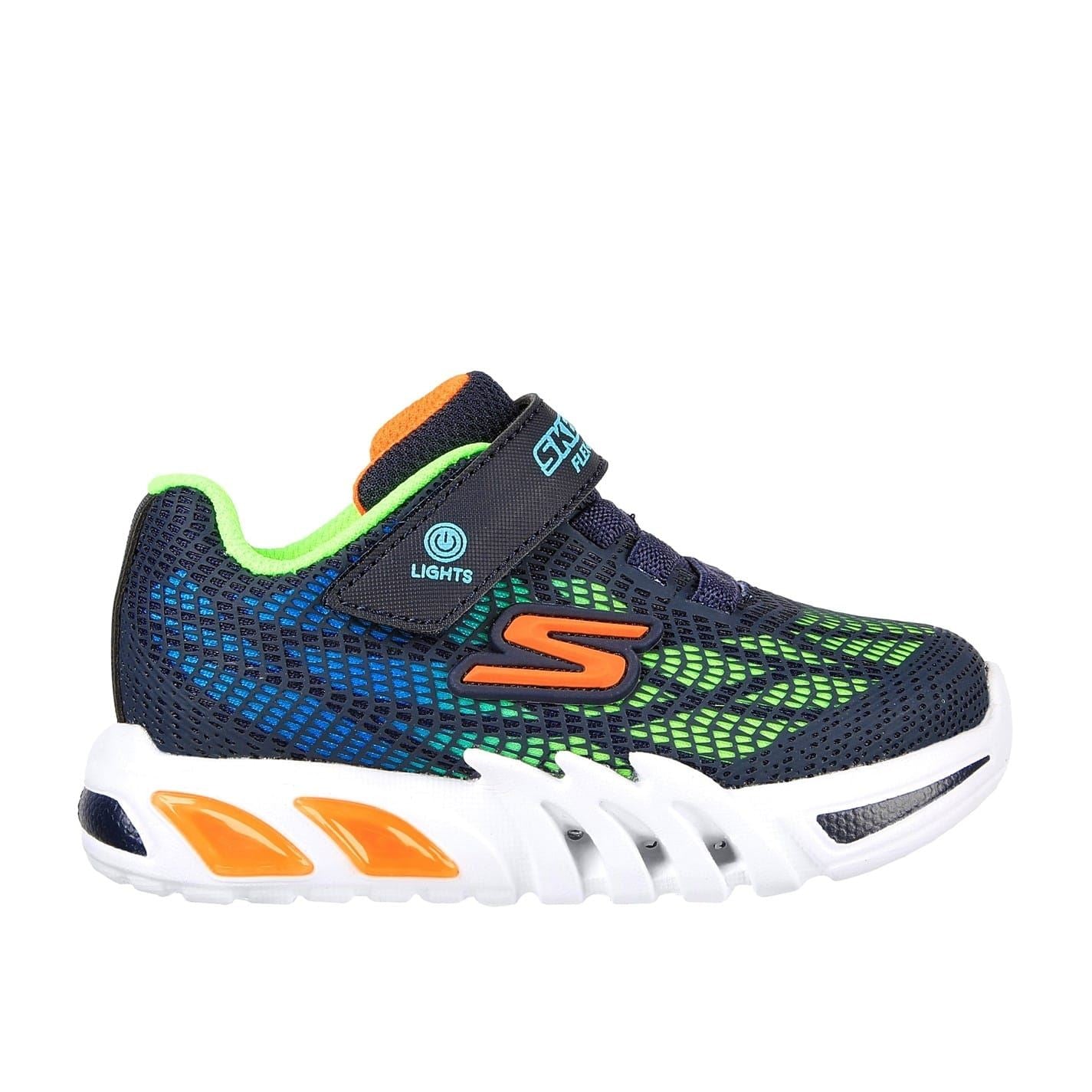 Skechers Flex Glow Child Boys Trainers