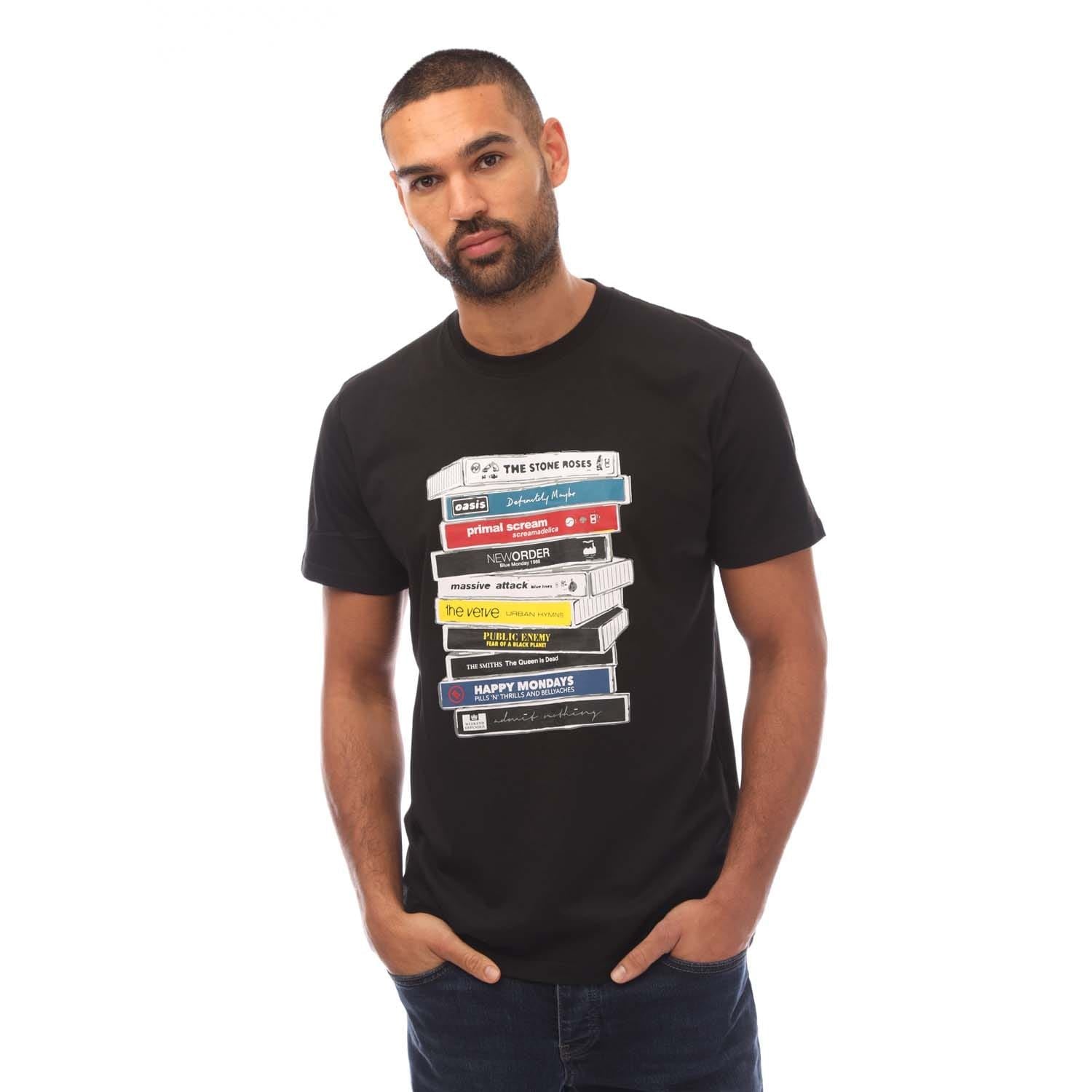 Weekend Offender Mens Cassettes Printed T-Shirt