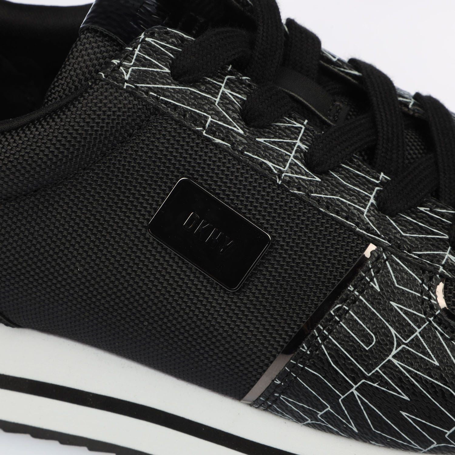 DKNY Davie Lace Up Wedge Trainers