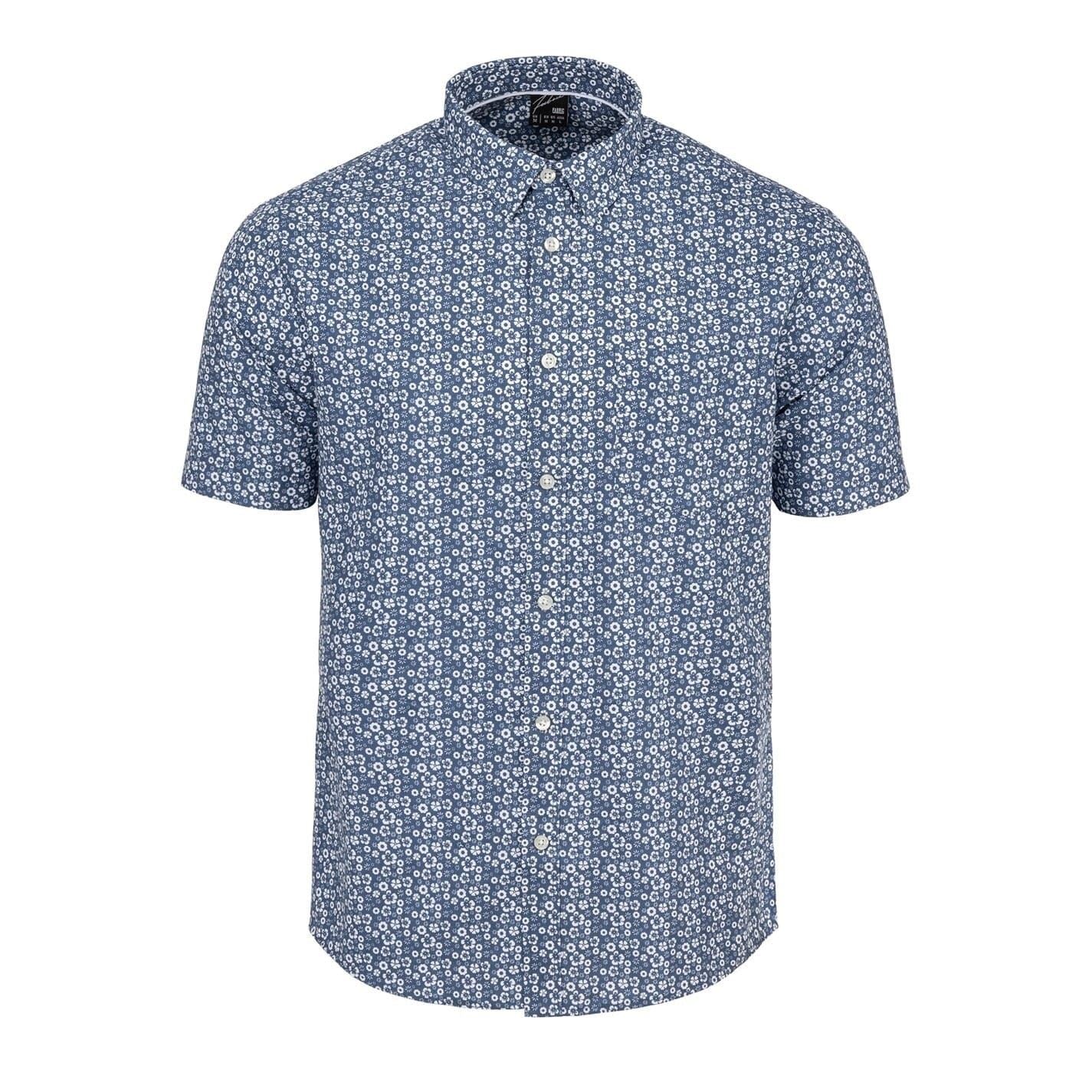 Fabric Short Sleeve Poplin Shirt