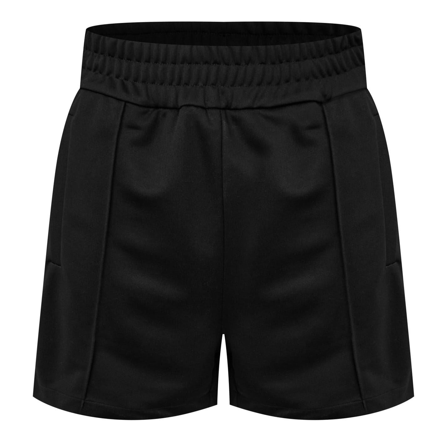 Palm Angels Curve Track Shorts with Curved Hem