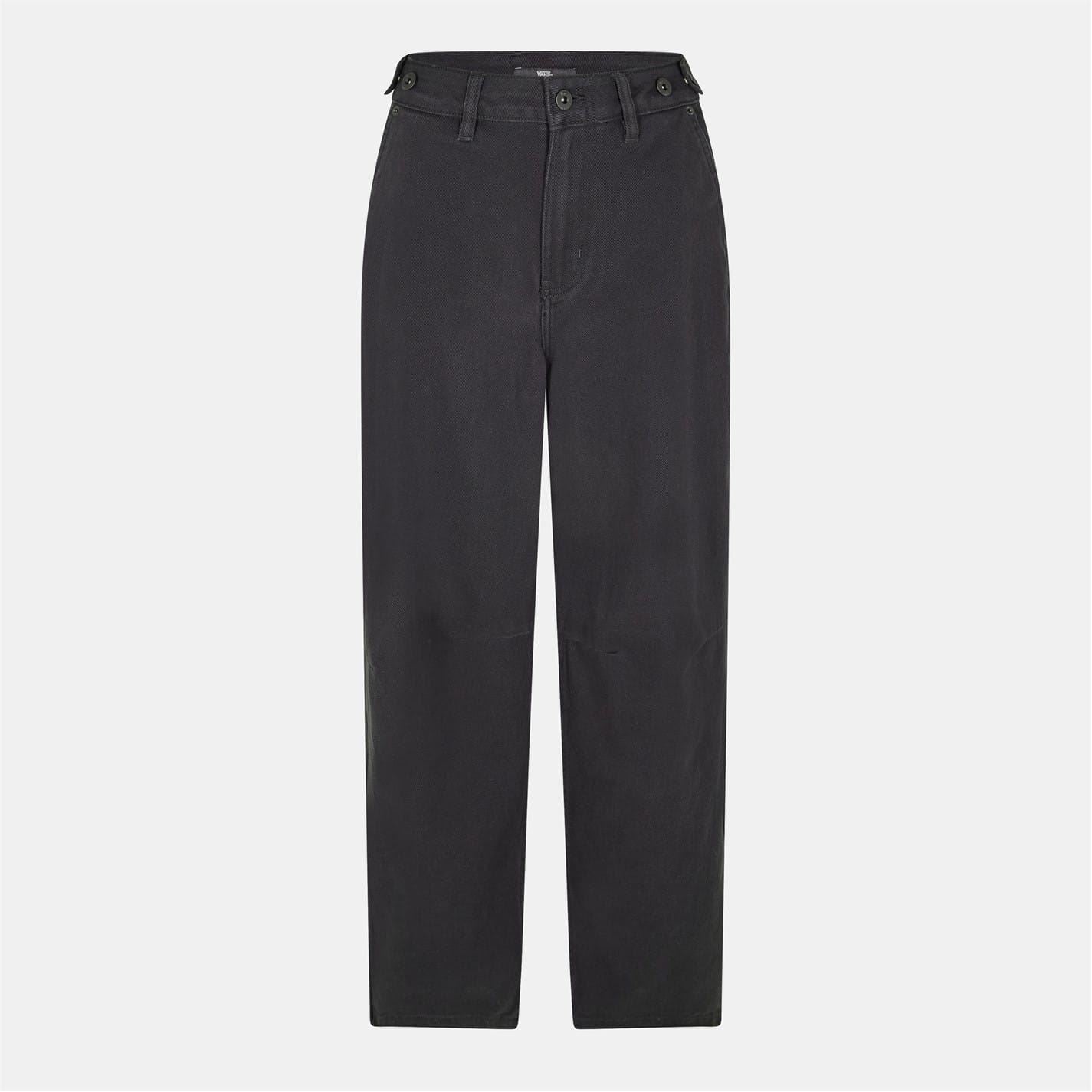 Vans Womens Curbside Pant Black Straight Leg Jeans