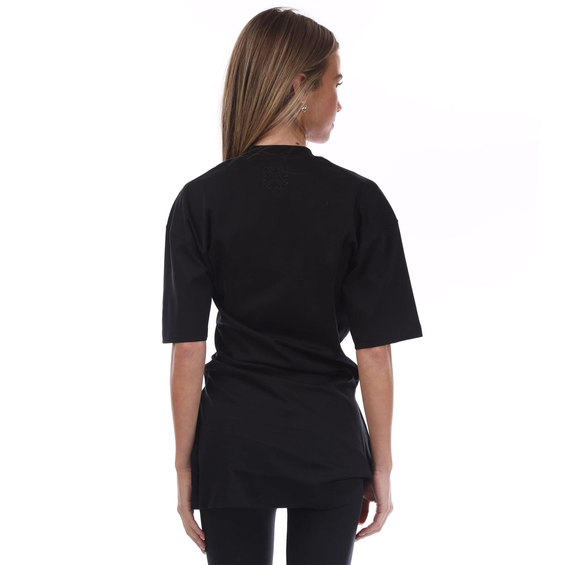 Off White Small Arrow Twist T-Shirt Dress