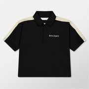 Palm Angels Short Sleeve Logo Print Polo Shirt