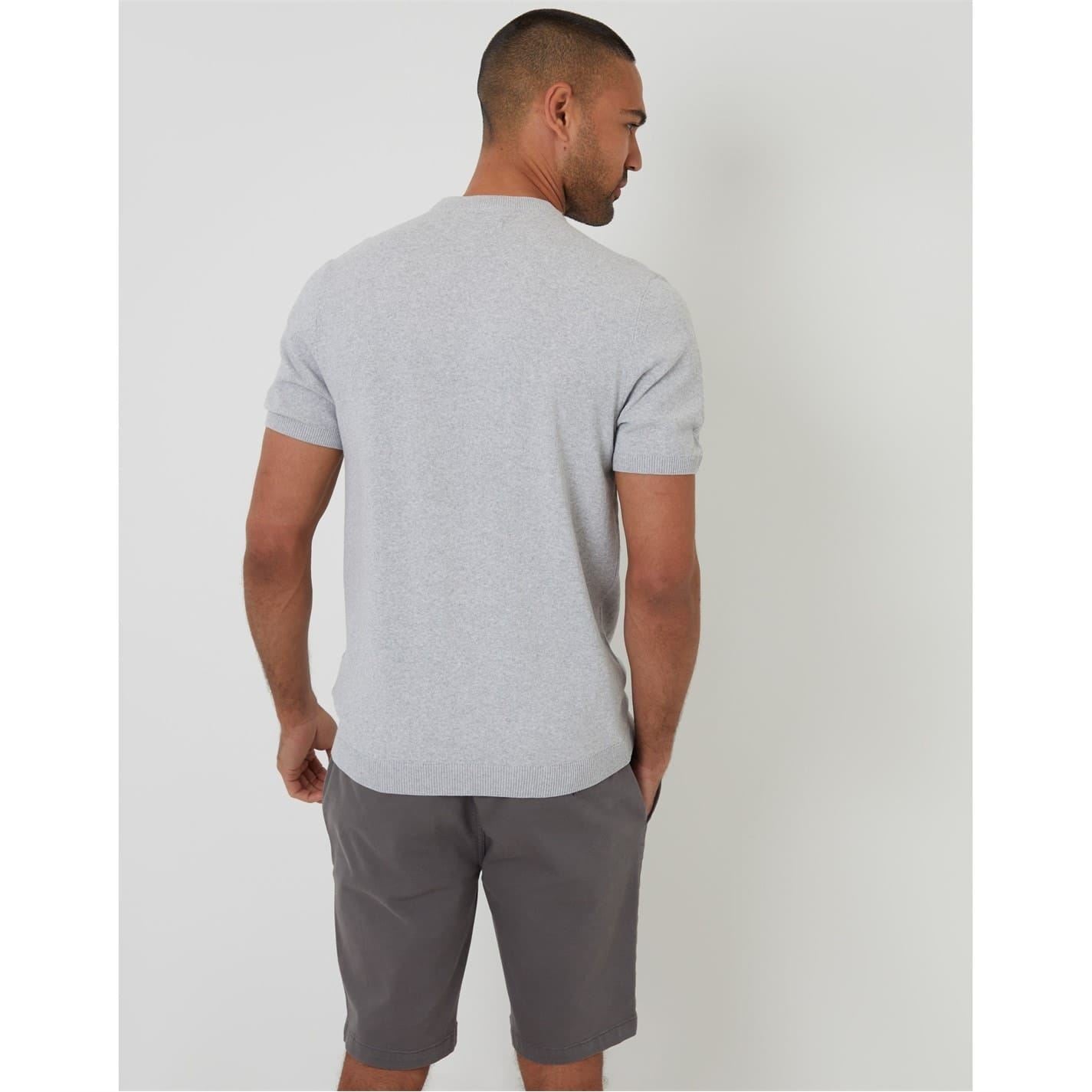 Threadbare Rib Crew Neck Short Sleeve Regular Fit T-Shirt