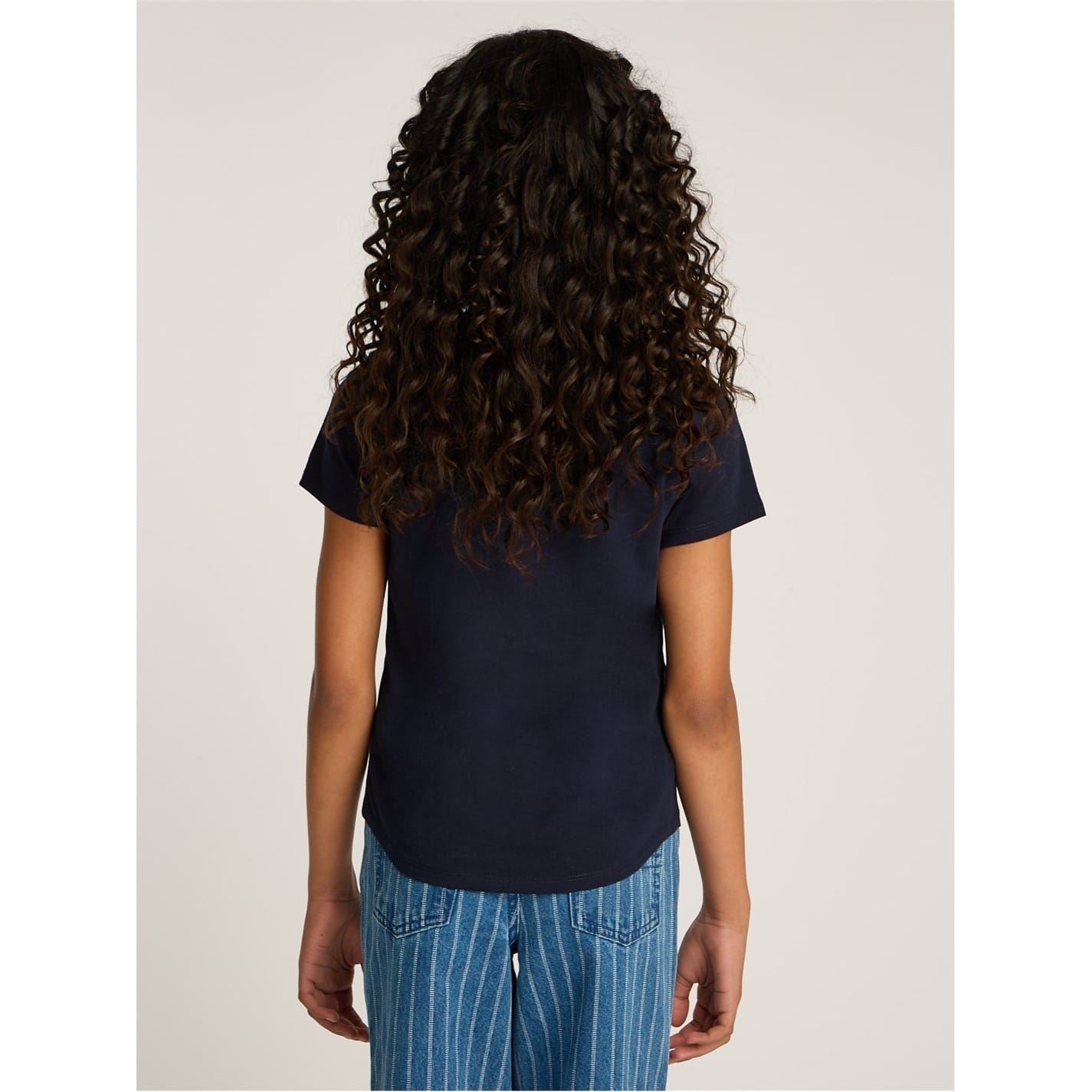 Tommy Hilfiger Script Slim Short Sleeve Crew Neck T-Shirt