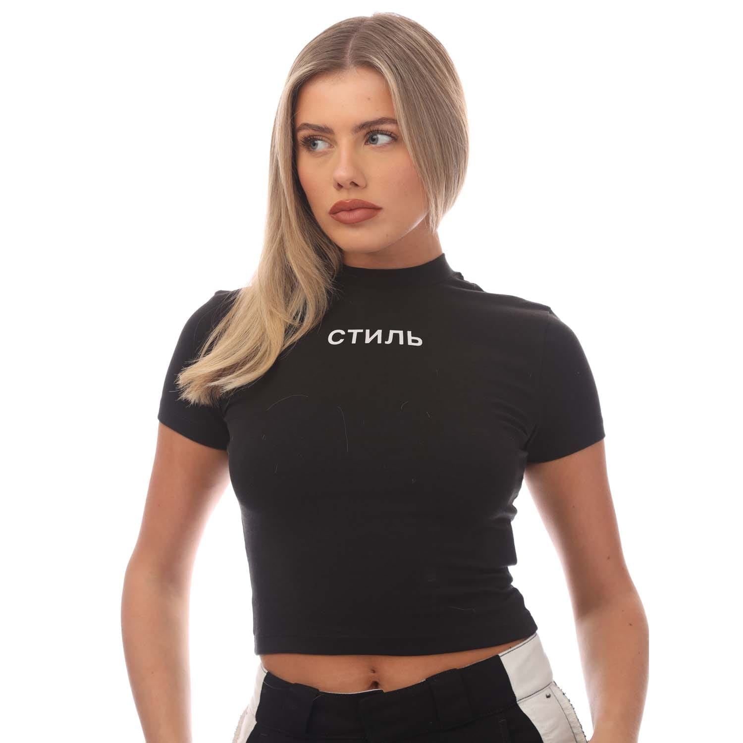 Heron Preston Flaming Skull Baby T-Shirt