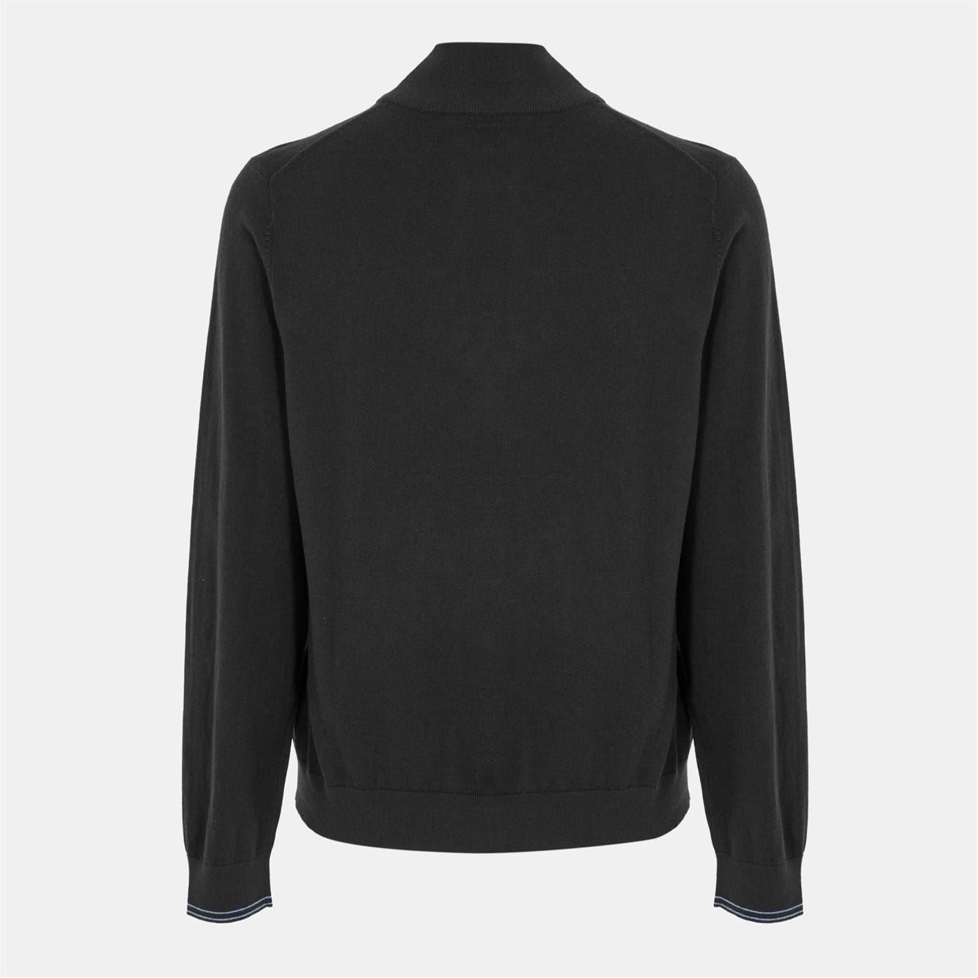 PS Paul Smith Logo Quarter Zip Sweater