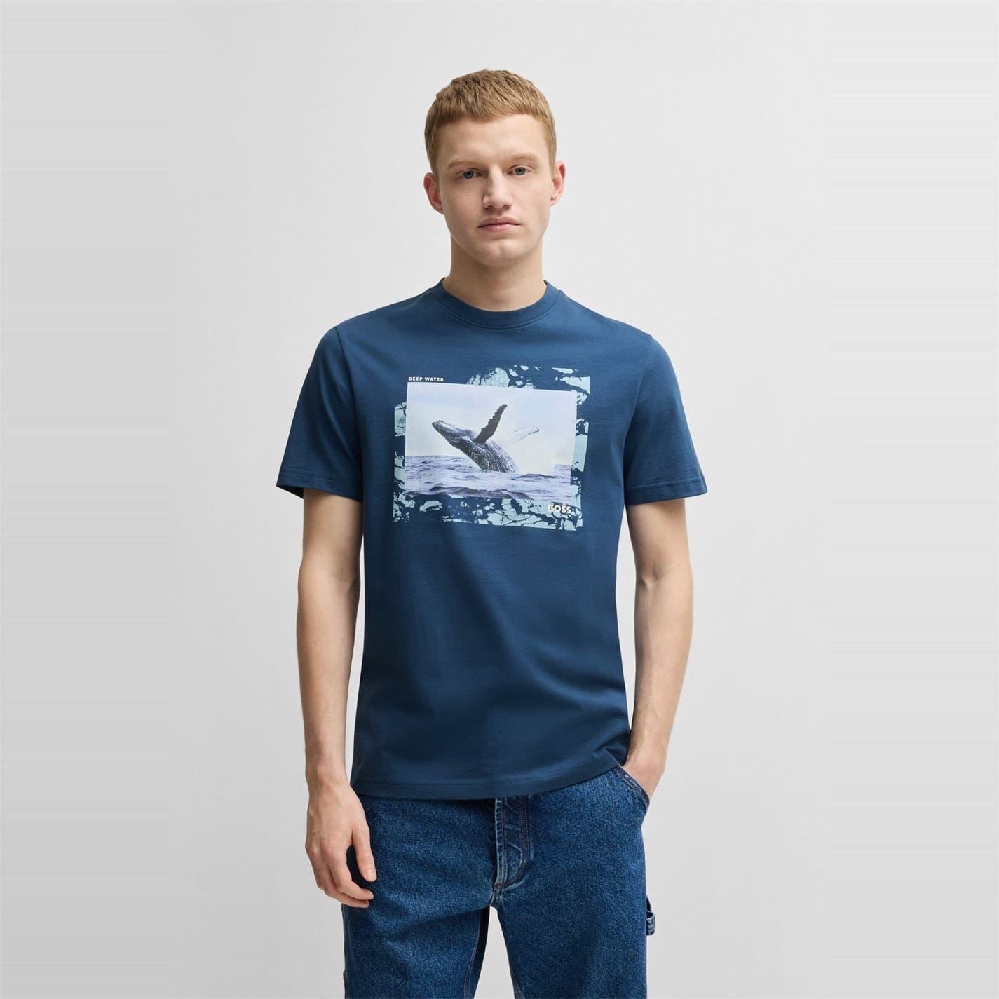 Boss Crew Neck Short Sleeve Regular Fit T-Shirt