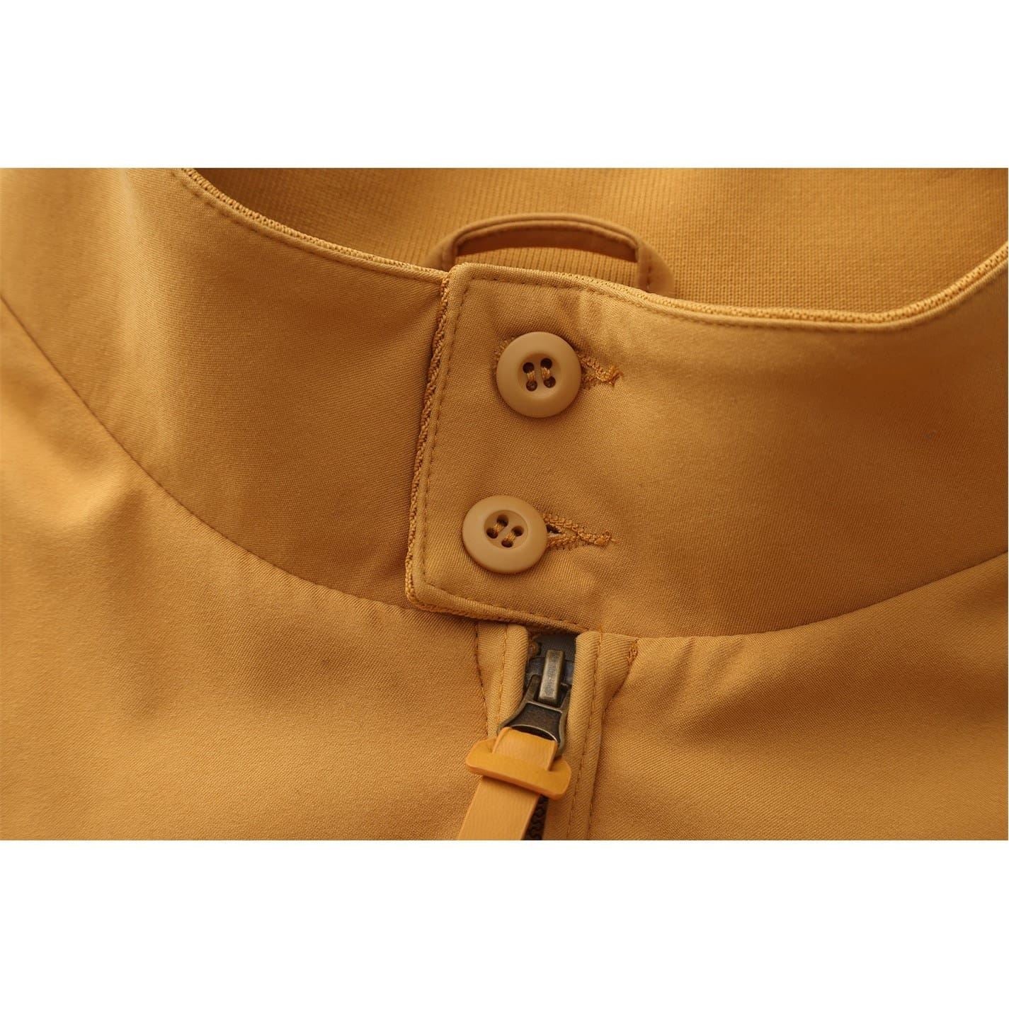 SoulCal Mock Neck Snap Button Ribbed Cuff Harrington Jacket