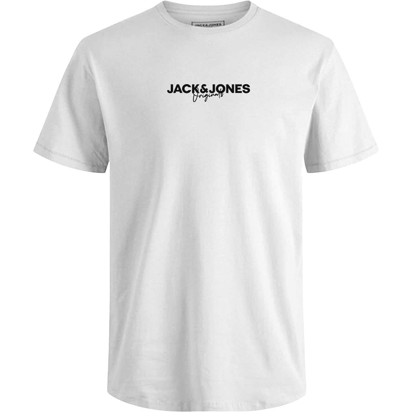 Jack and Jones Mens 5 Pack Short Sleeve T-Shirt