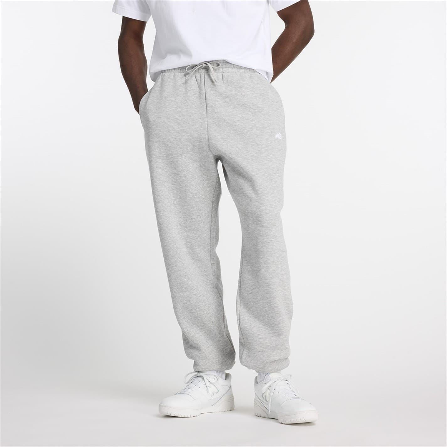 New Balance Small Logo Solid Patterned Joggers