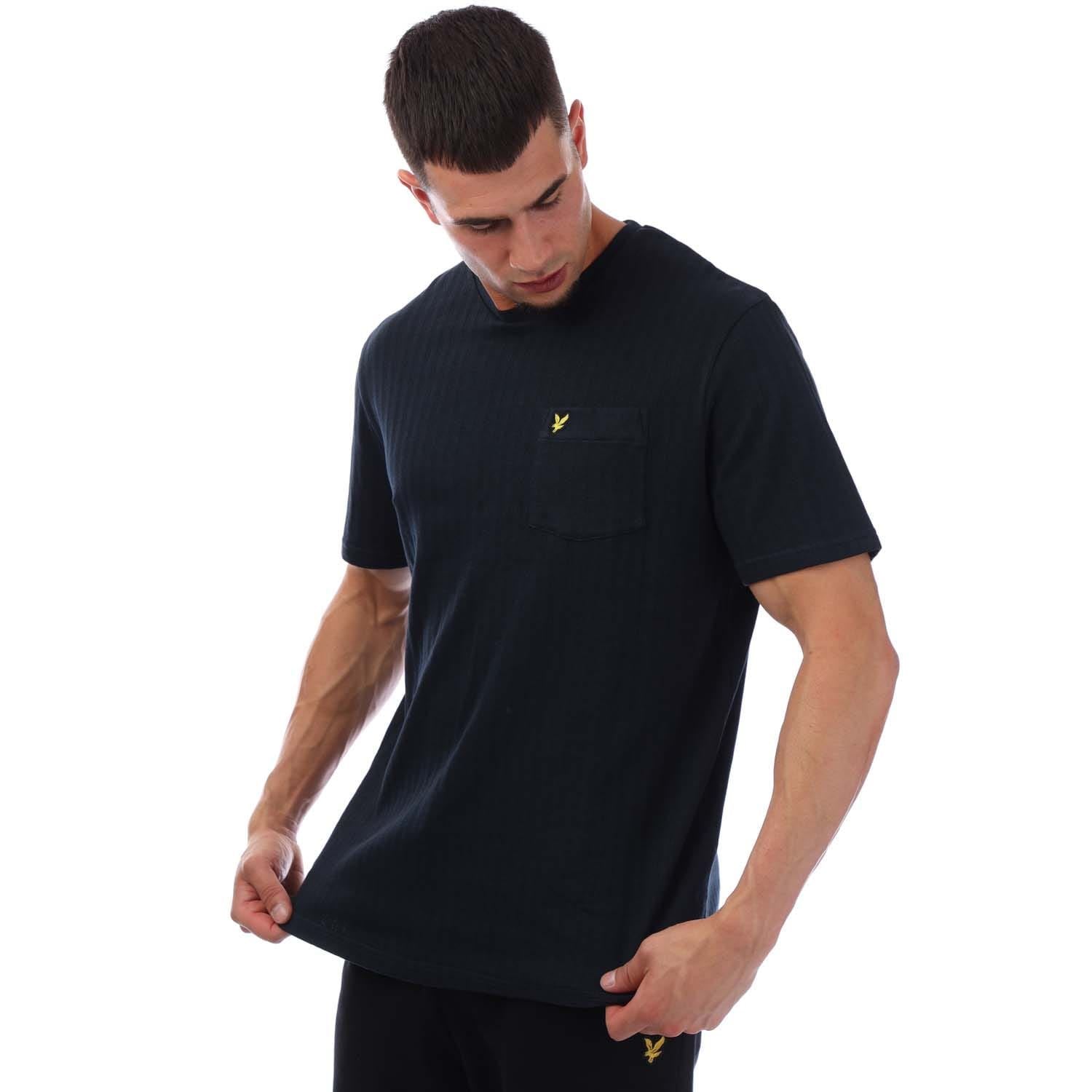 Lyle And Scott Textured Stripe T-Shirt