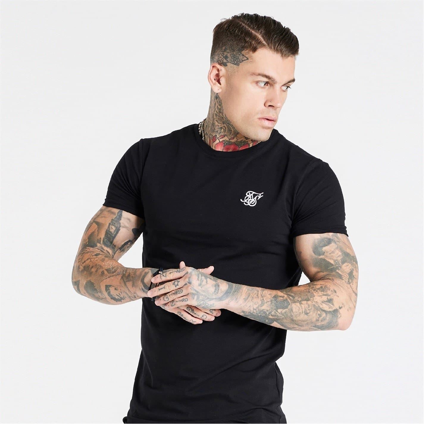 SikSilk Musc Fit Tee