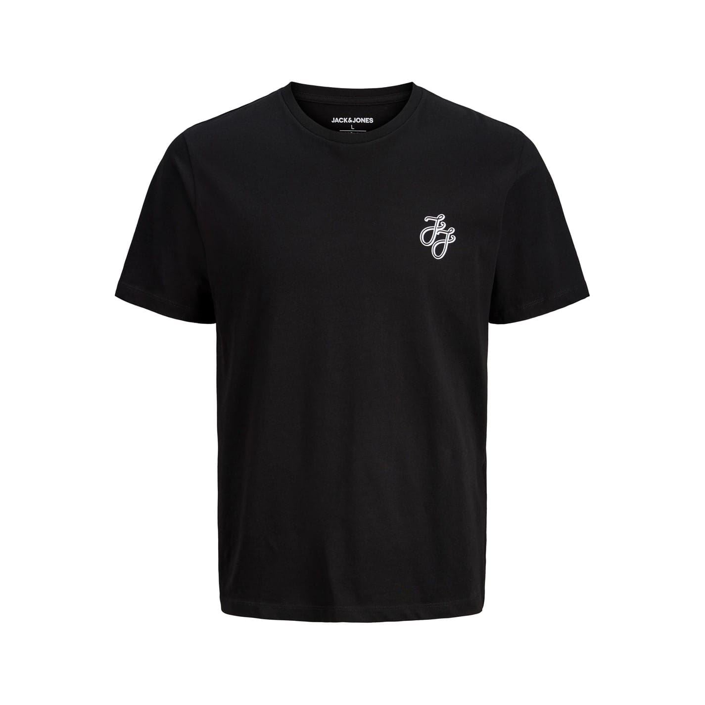 Jack and Jones Mens 5 Pack Short Sleeve T-Shirt