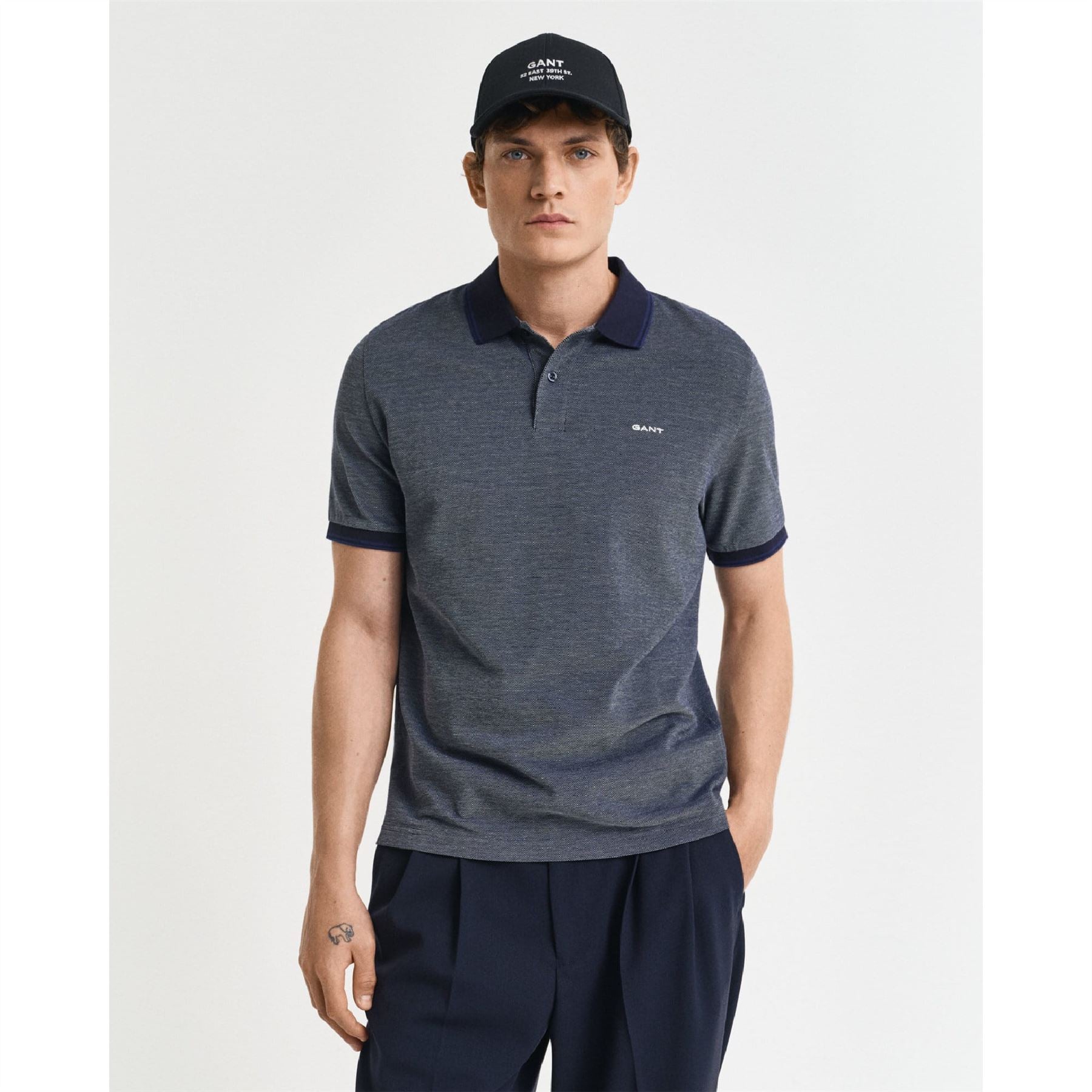 Gant 4-Colour Oxford Piqué Polo Shirt